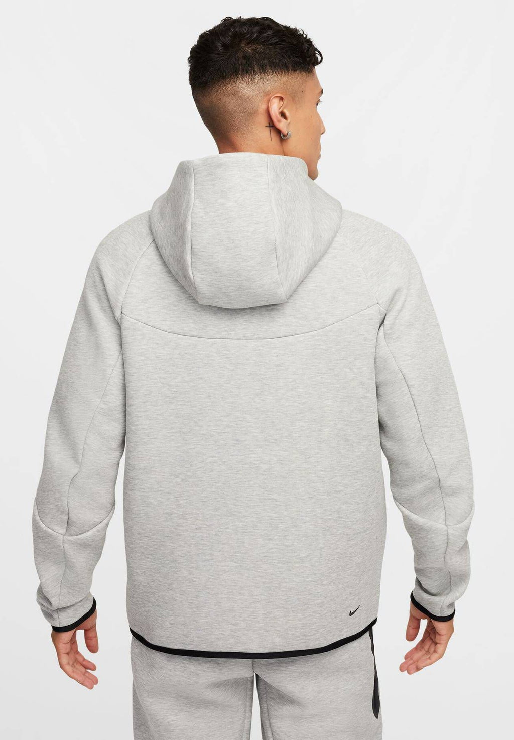 Fleece jacket - dk grey heather black