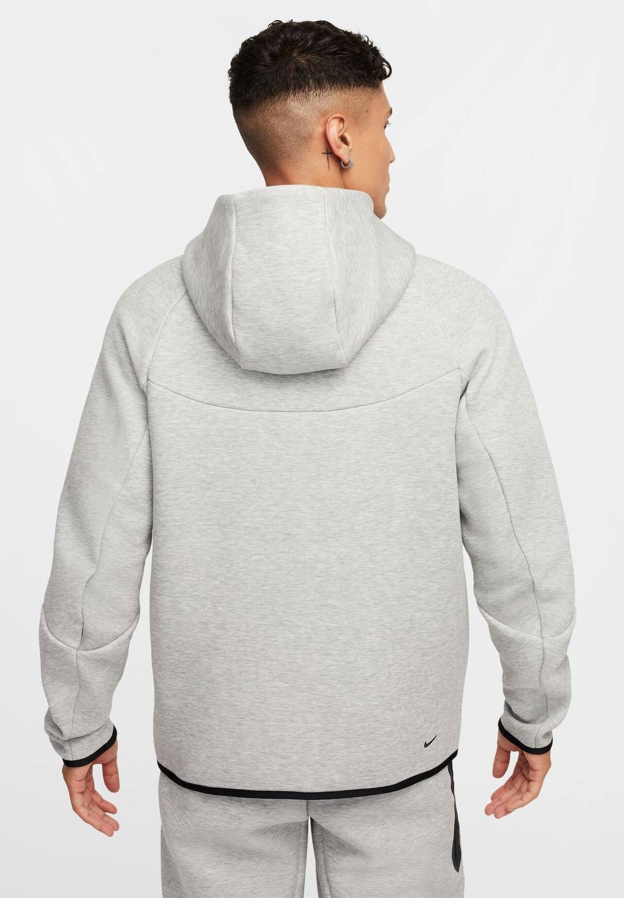 Fleece jacket - dk grey heather black