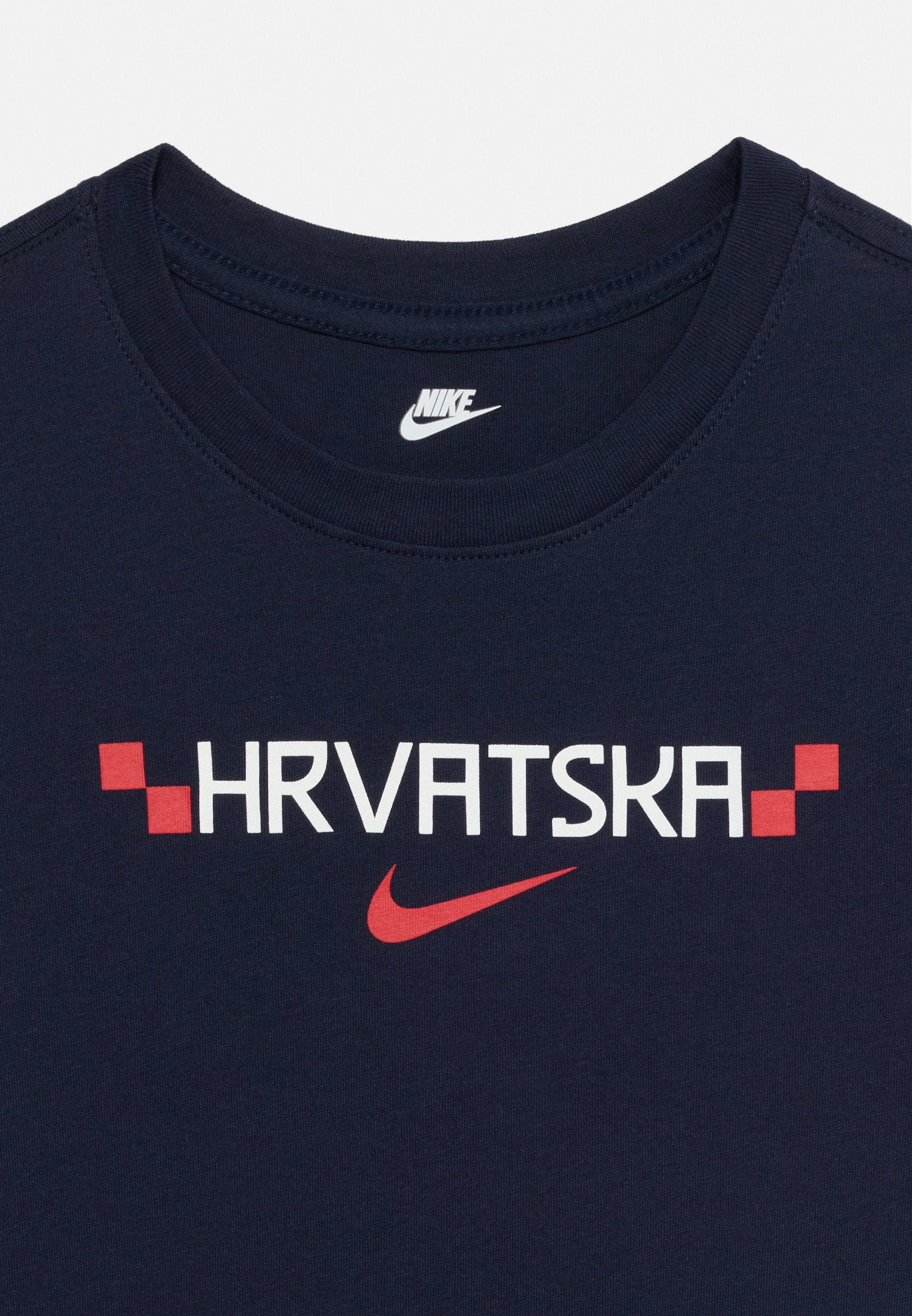 CROATIA GRAPHIC TEE UNISEX - Football jersey - obsidian/white/university red