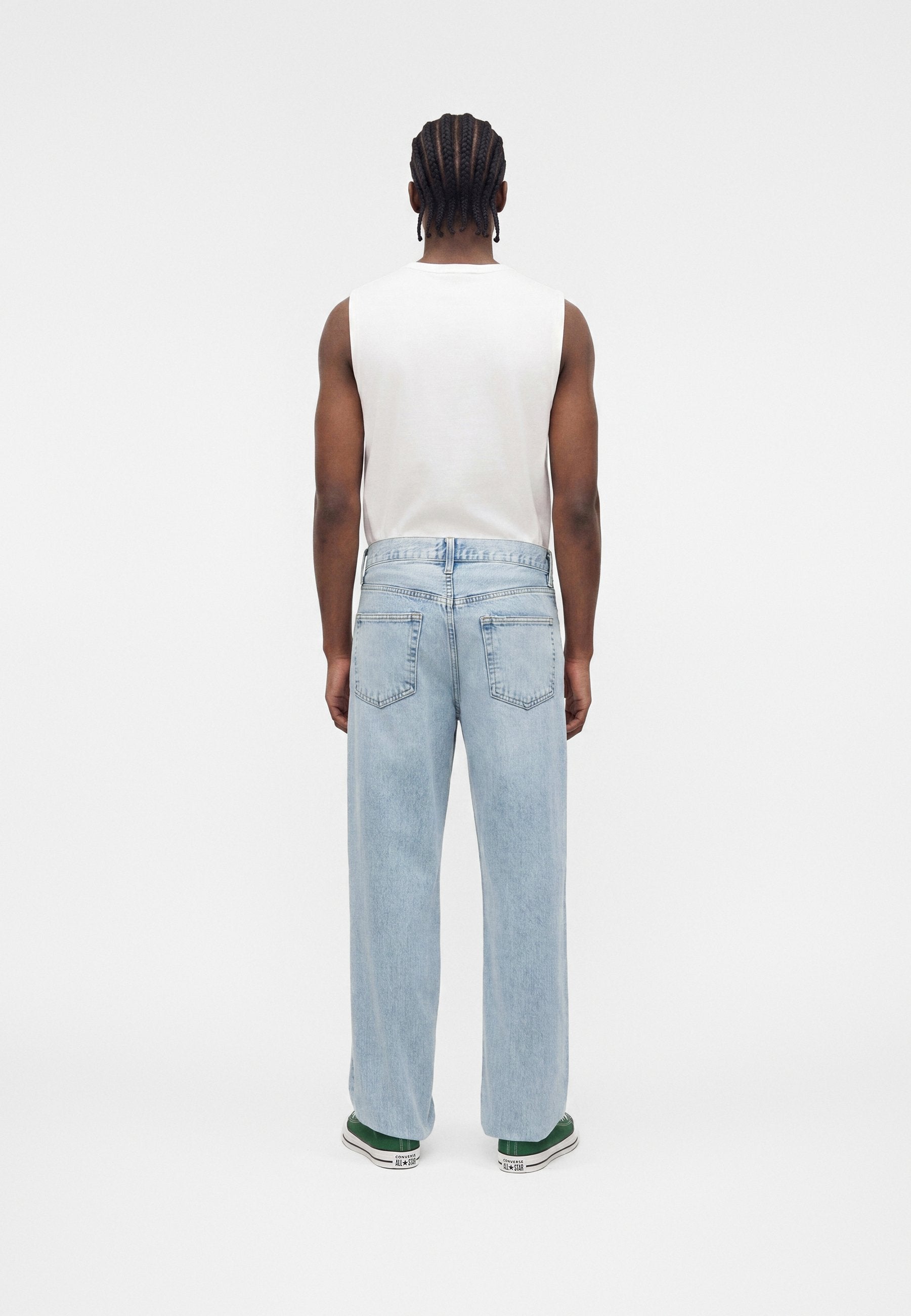 RELAXED FIT  - Relaxed fit jeans - light blue denim