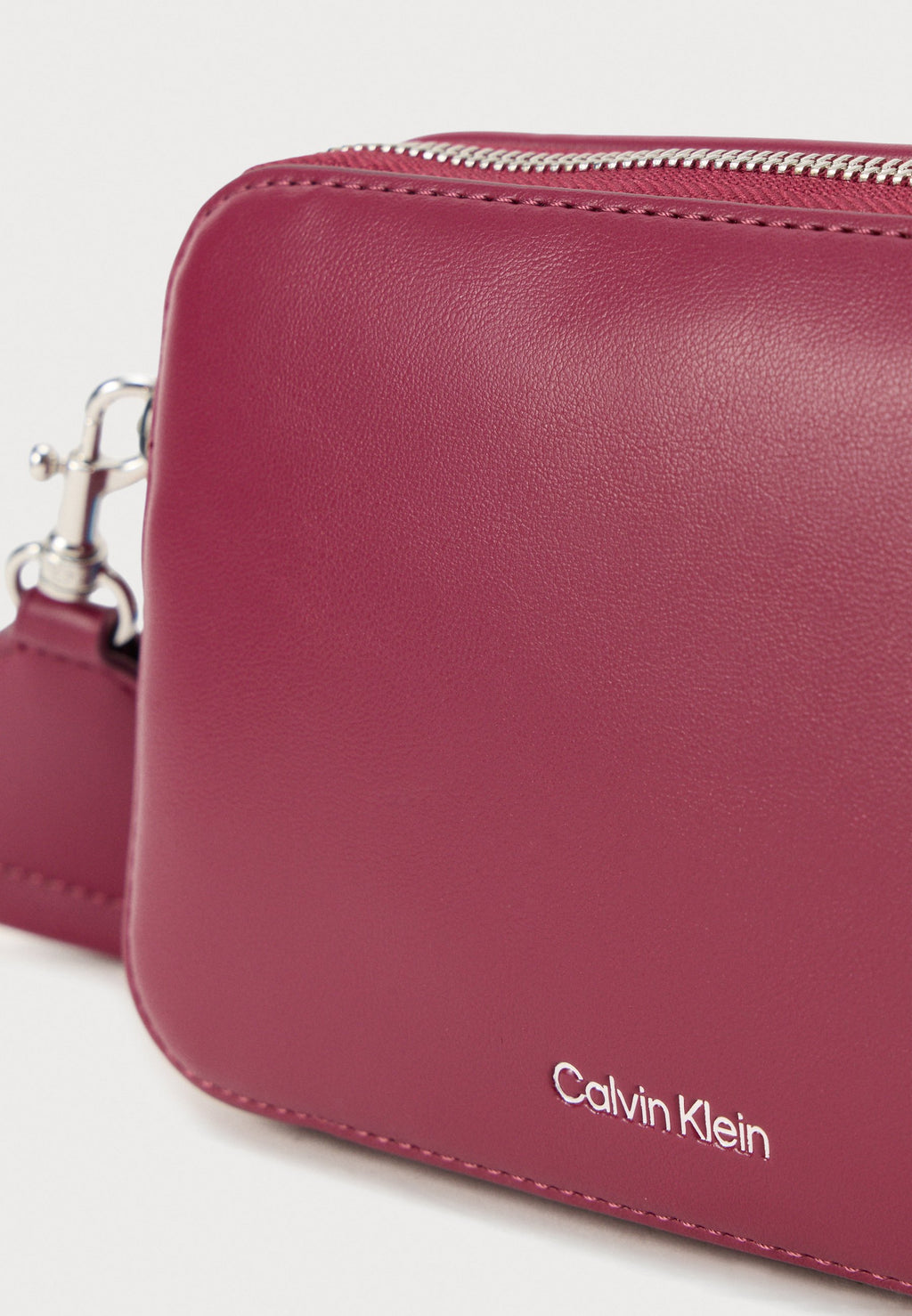 WEBBING DOUBLE STRAP CAMERA BAG - Cross body bag - alluring pink