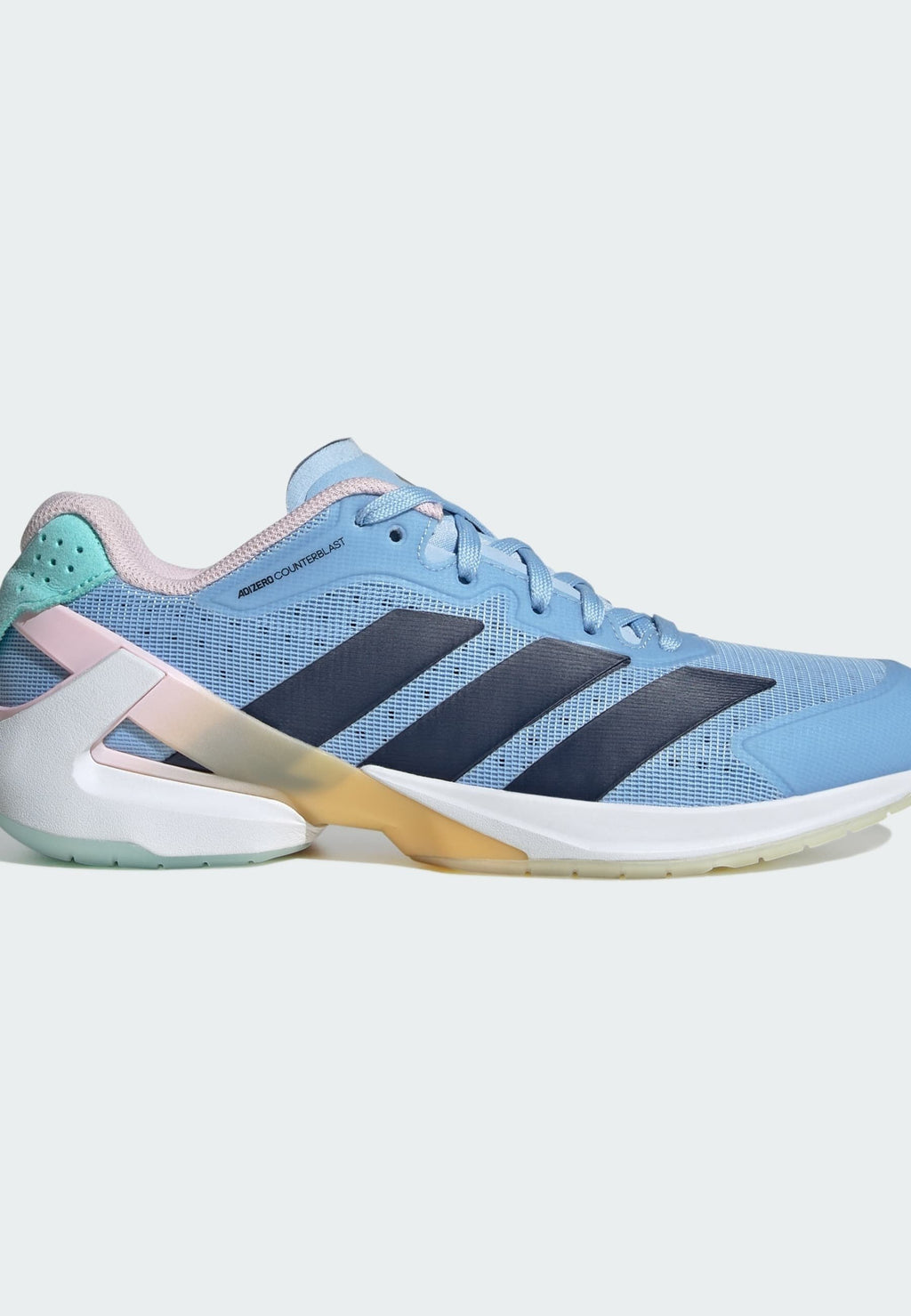 ADIDAS PERFORMANCE - Handball shoes - glow blue   shadow navy   clear pink