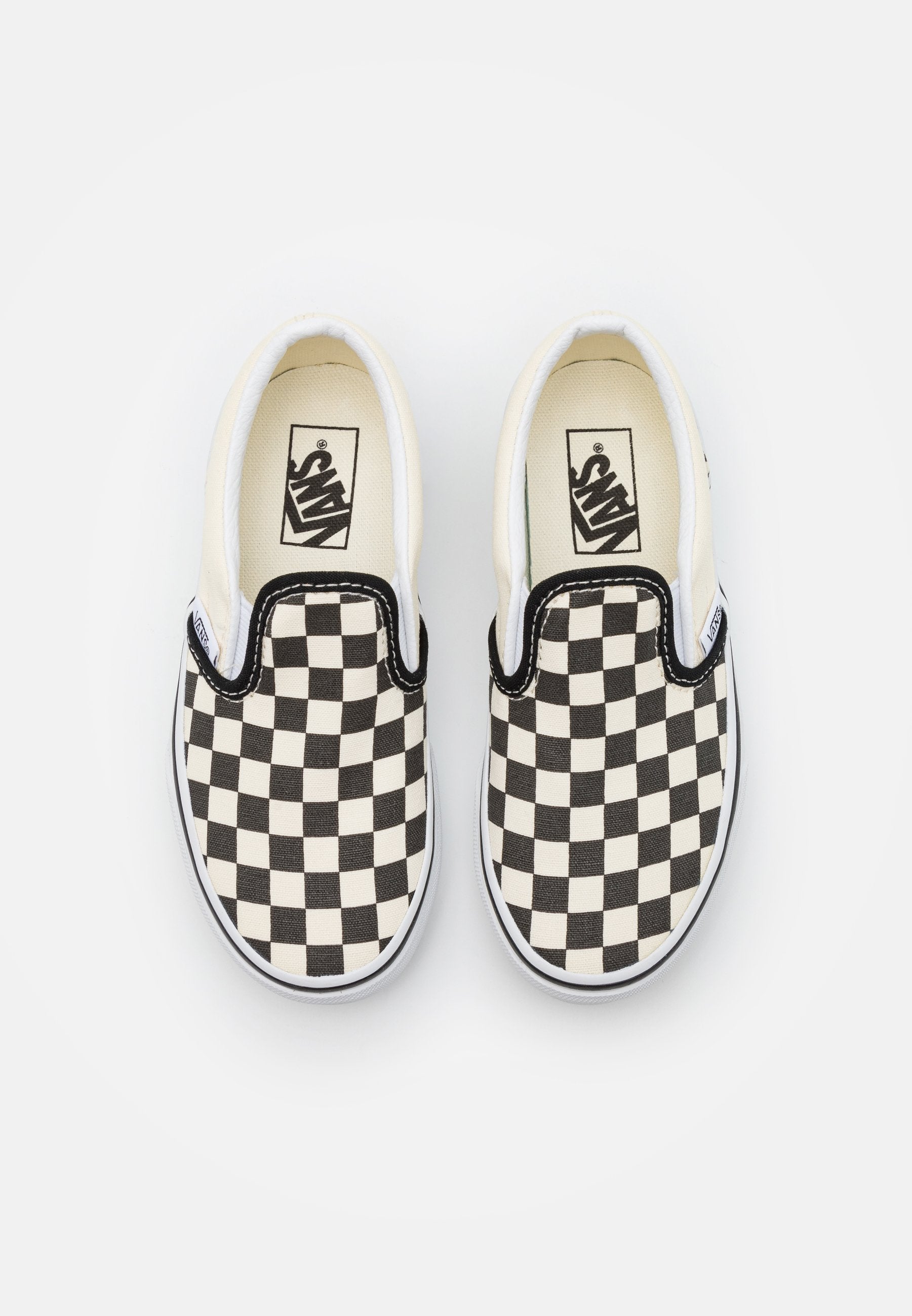 CLASSIC SLIP ON UNISEX - Slip-ons - black/white