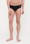 BEACHWEAR - Swimming briefs - black/silver
