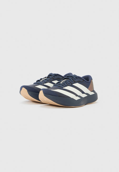 ADIZERO EVO SL J UNISEX - Chaussures de running sur route - shadow navy/white/warm sandstone