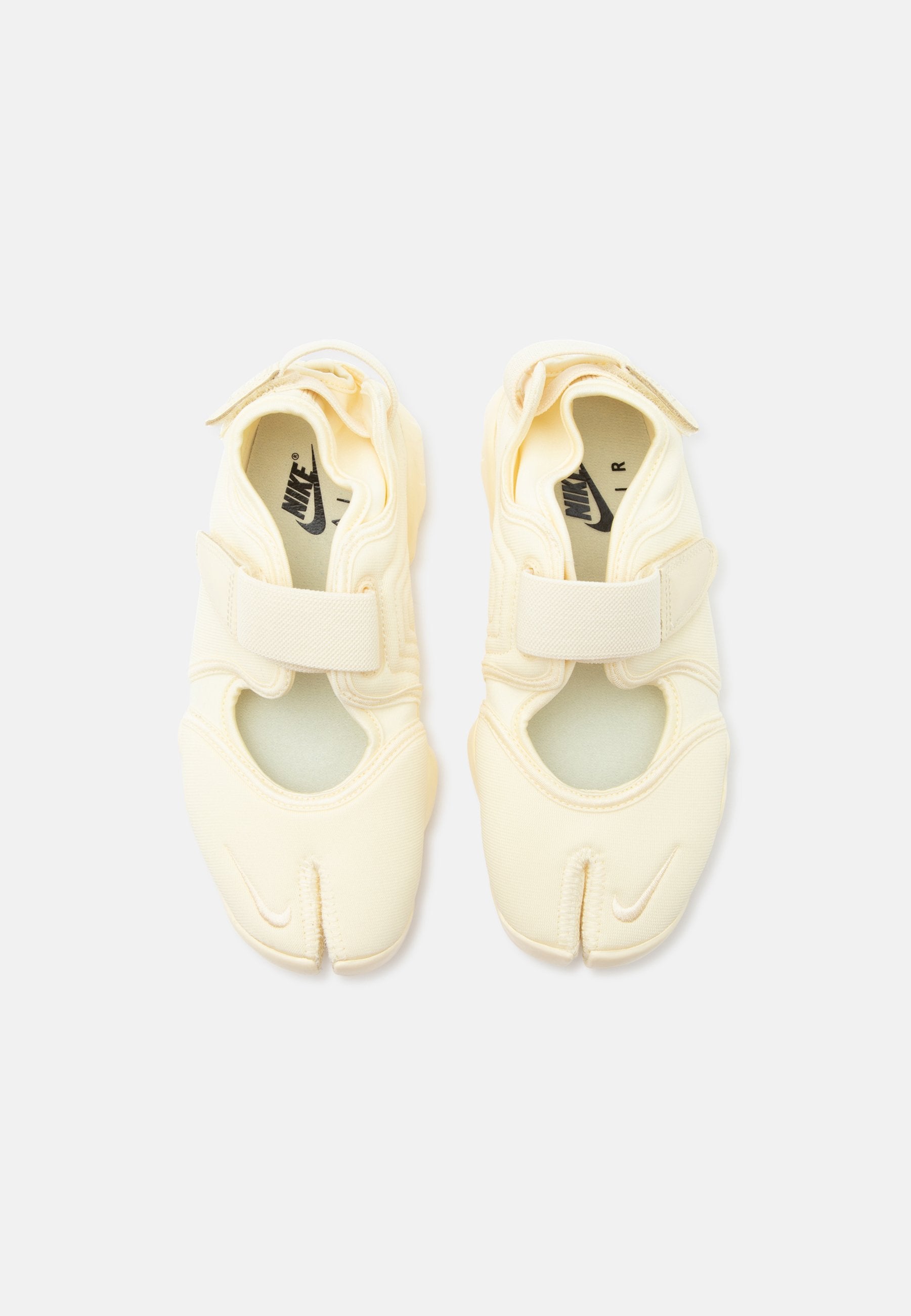 AIR RIFT - Ankle strap ballet pumps - sunbleach/black