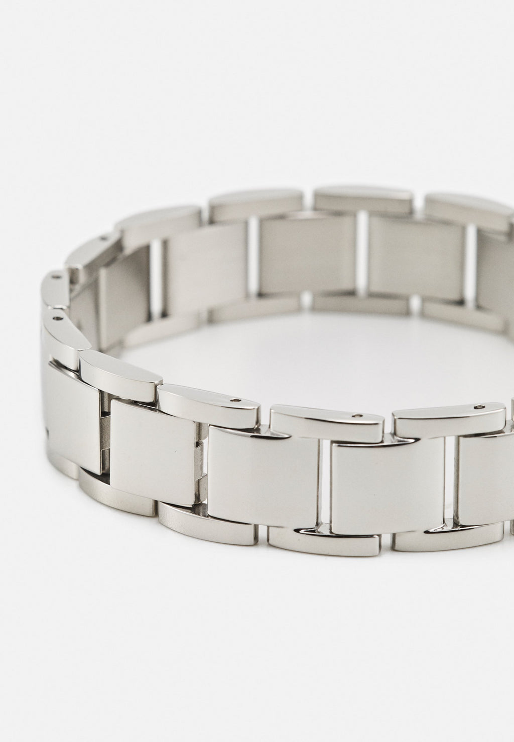FLAT CHAIN UNISEX - Bracelet - silver-coloured