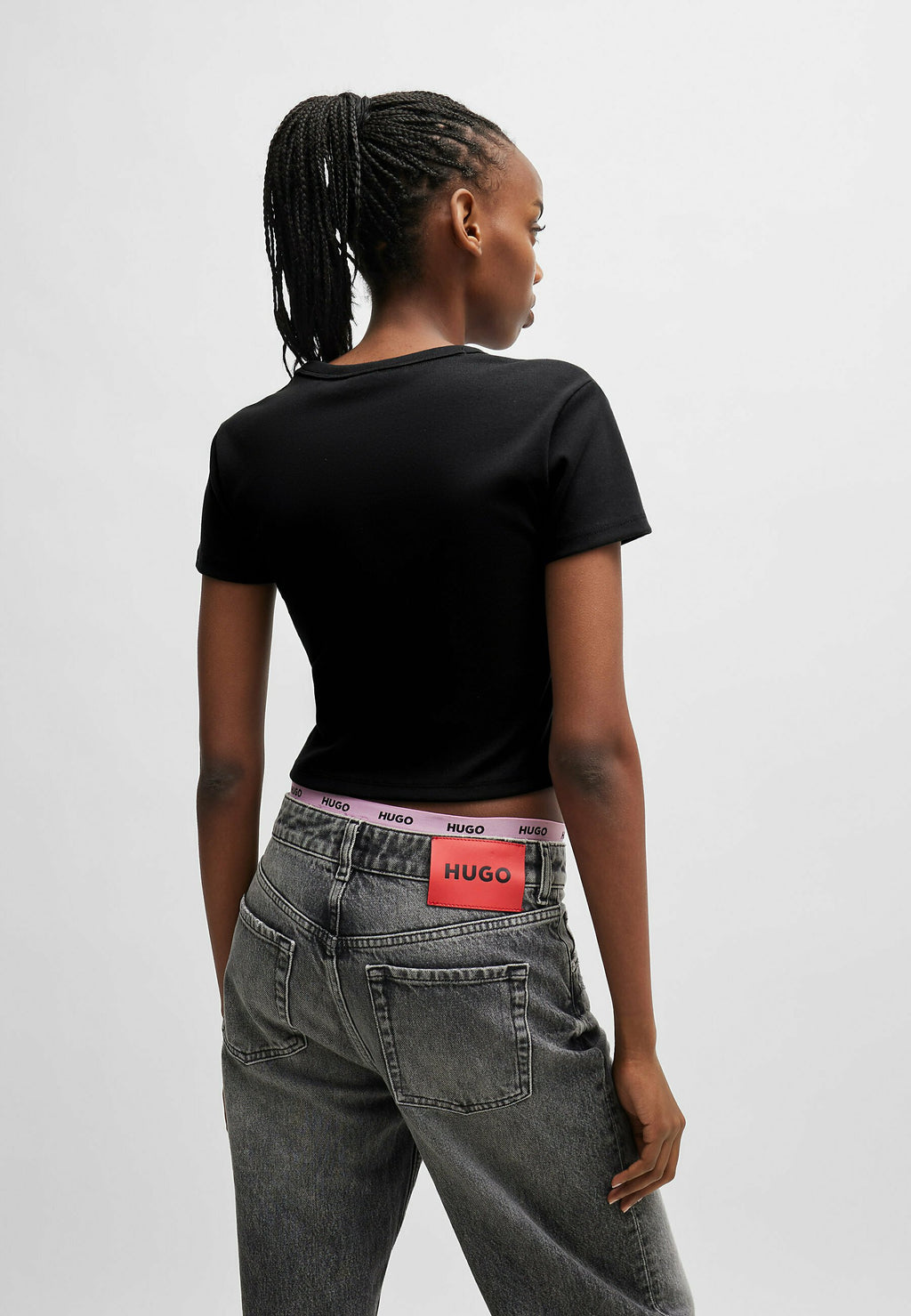 DELANOR - Basic T-shirt - black one