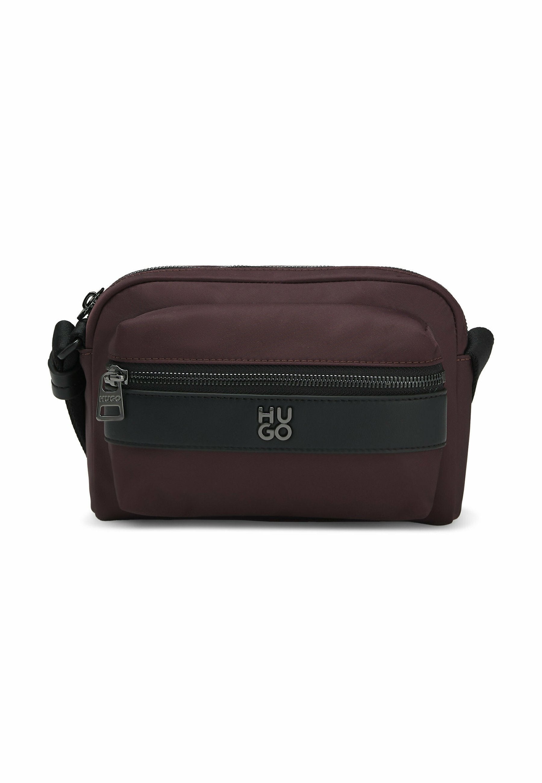QUANTIC - Cross body bag - open brown nine