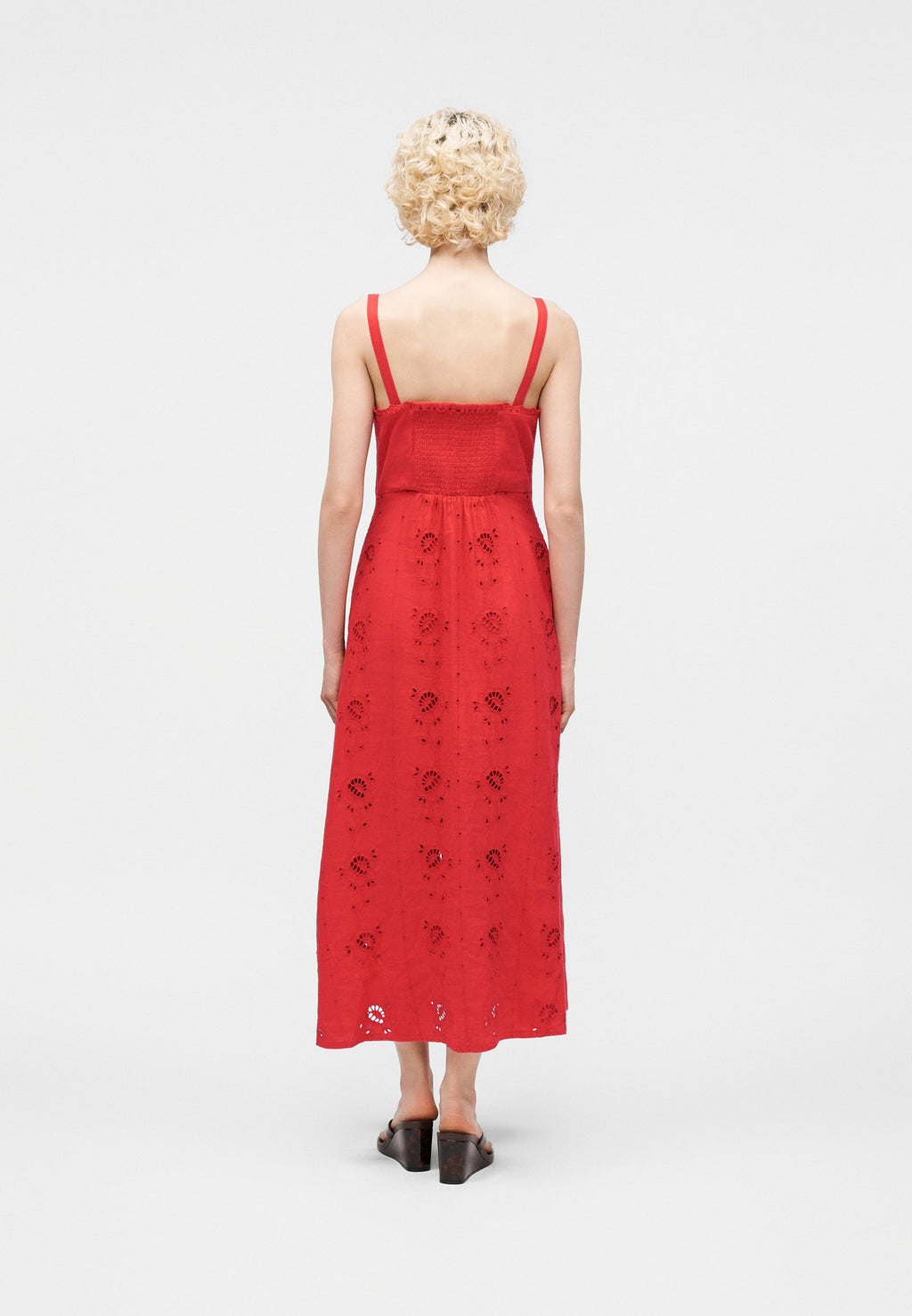 ALL OVER MAXI DRESS - Day dress - red