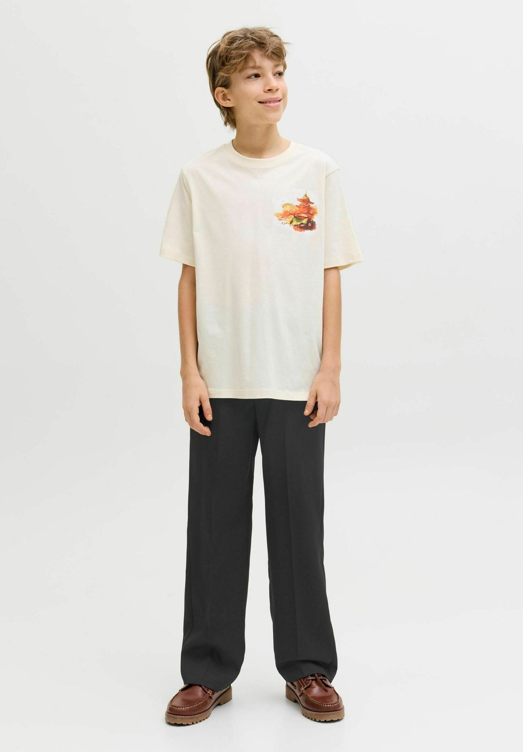 Wide-leg Wide-leg Junior - Trousers - black