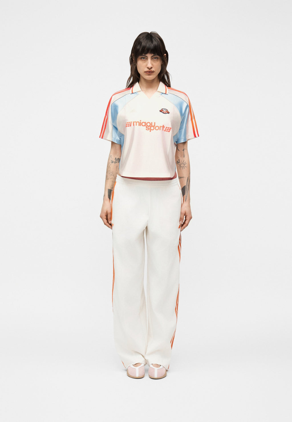 MIAOU - Print T-shirt - chalk white