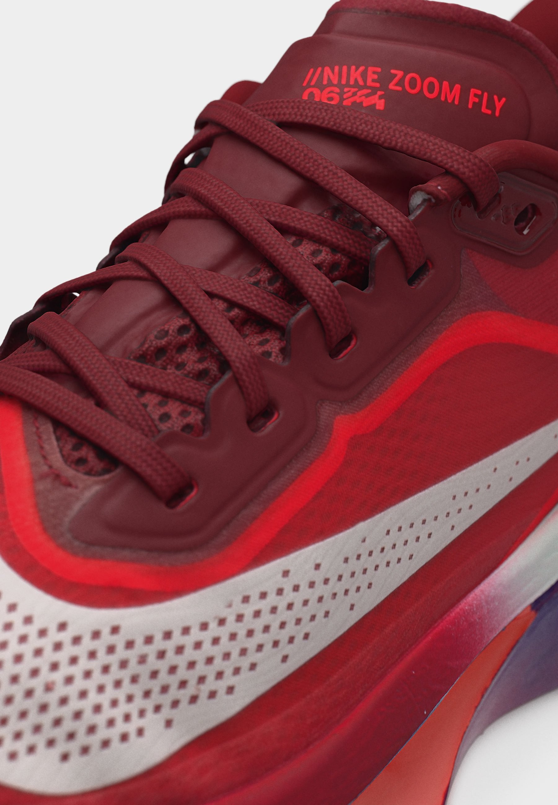 ZOOM FLY 6 SE - Chaussures de running sur route - team red/barely green/bright crimson/peony/steam/atomic pink
