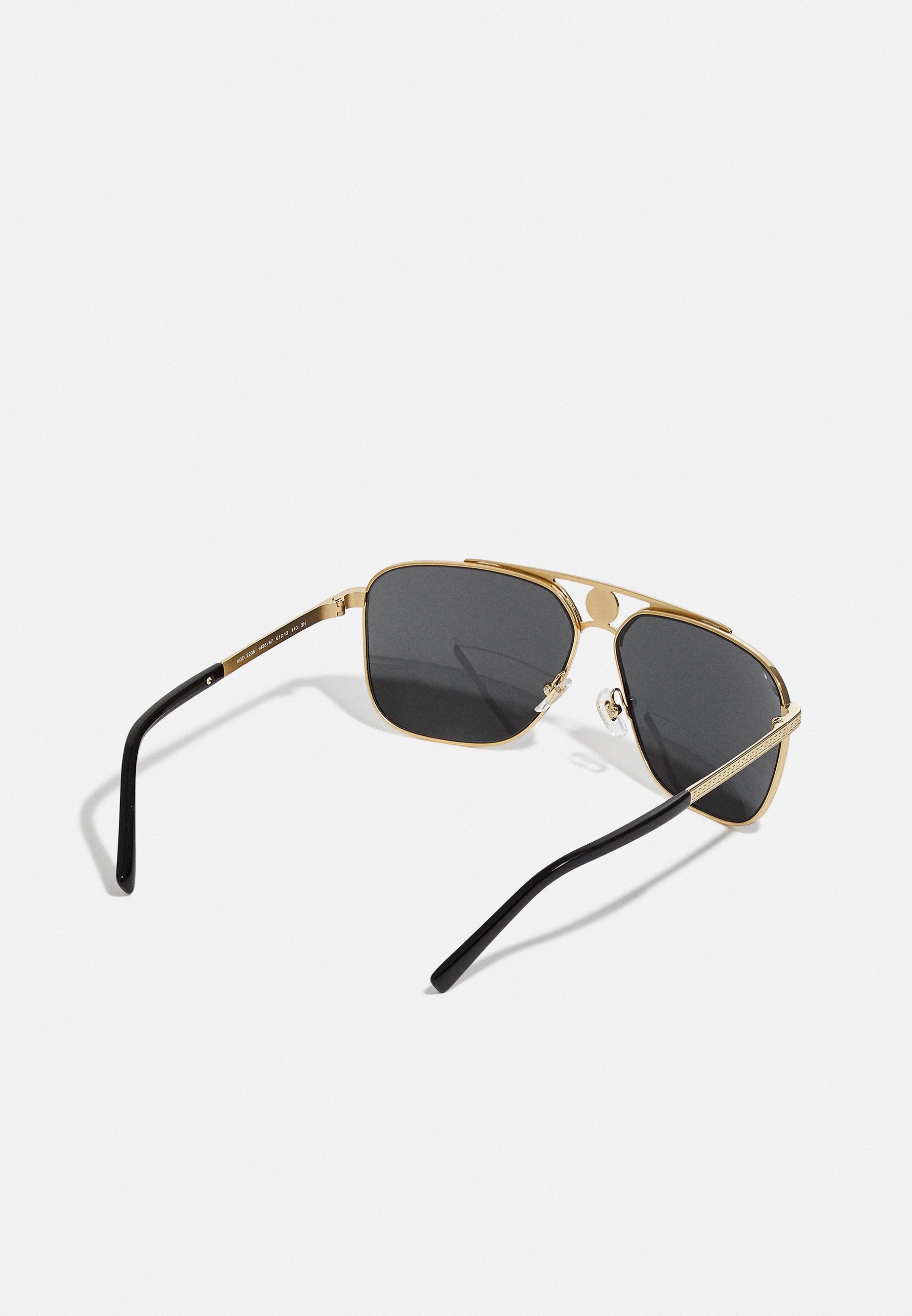 UNISEX - Sunglasses - gold-coloured/matte black