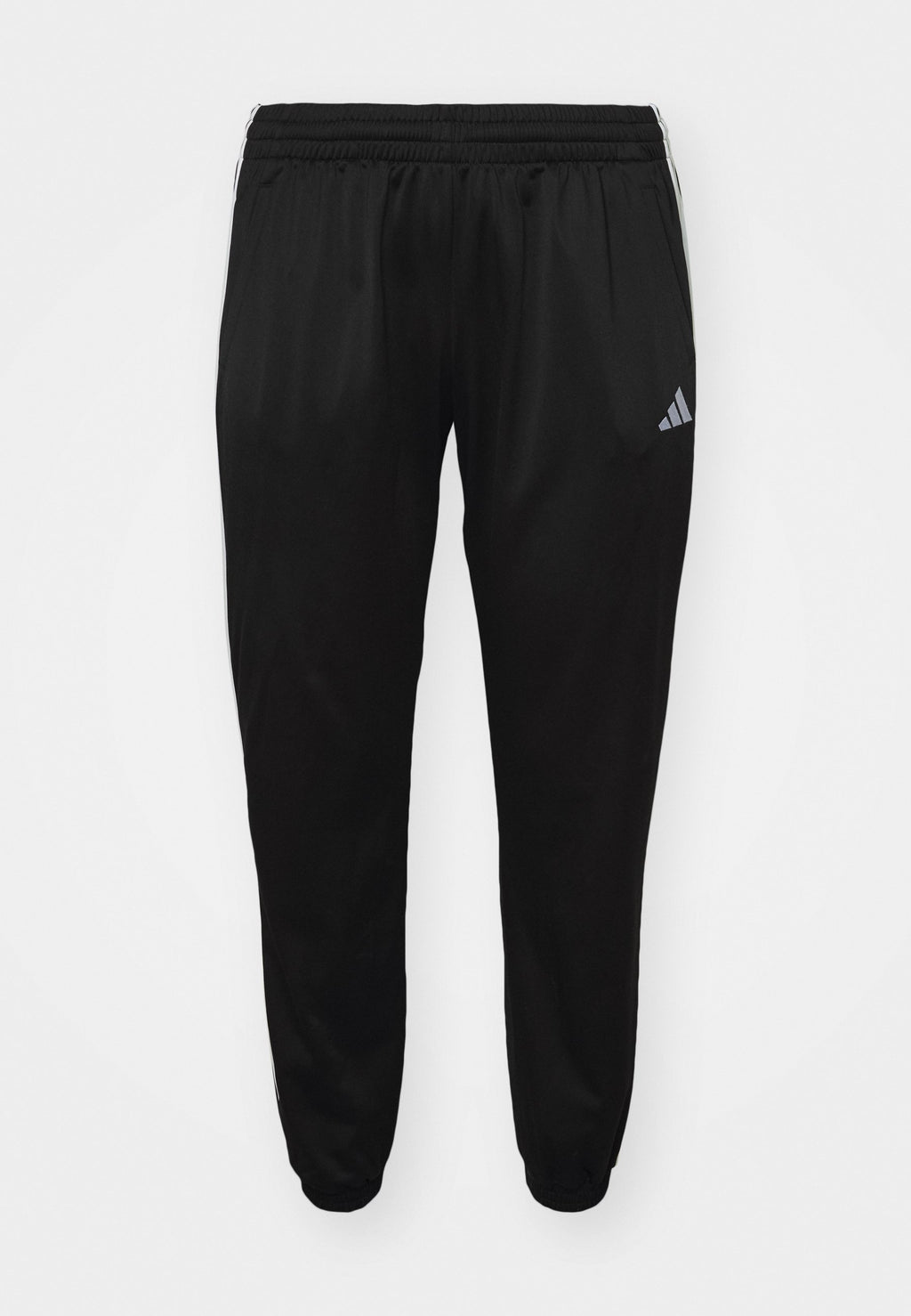 3-STRIPES TRACK PLUS SIZE - Tracksuit bottoms - black/white