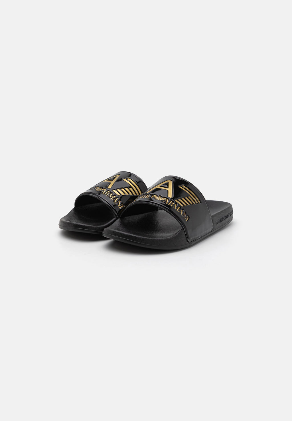 UNISEXE - Claquettes de piscine - noir/or