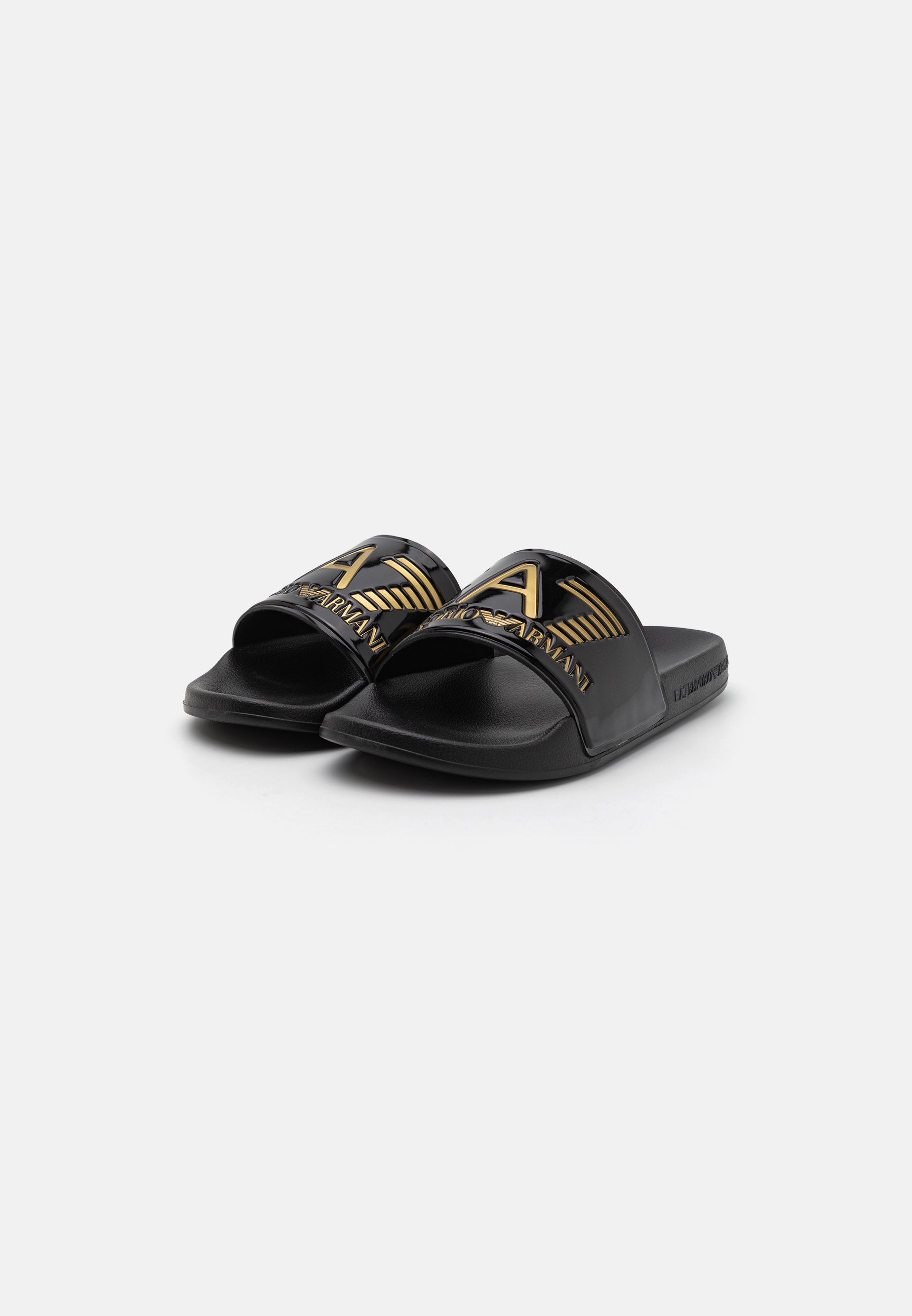 UNISEXE - Claquettes de piscine - noir/or