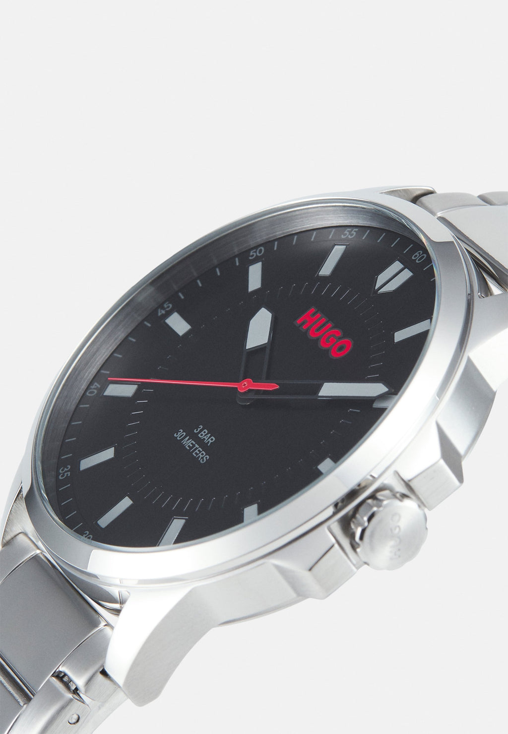 FIRST - Watch - silver-coloured/black
