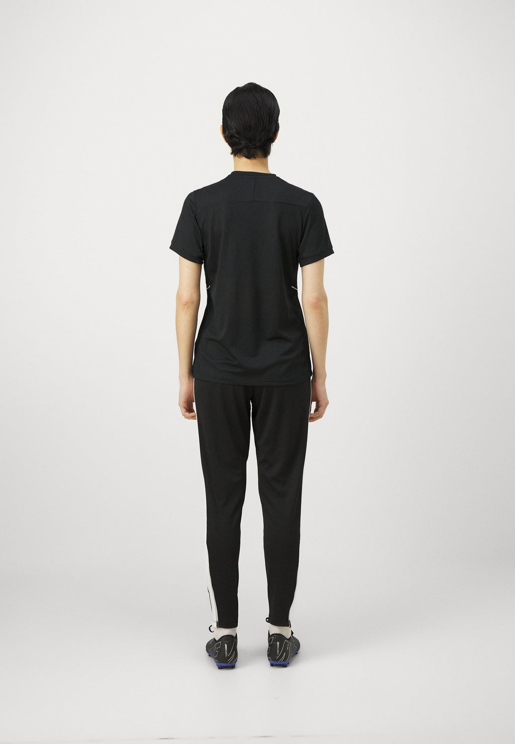TOP - Sports T-shirt - black/white