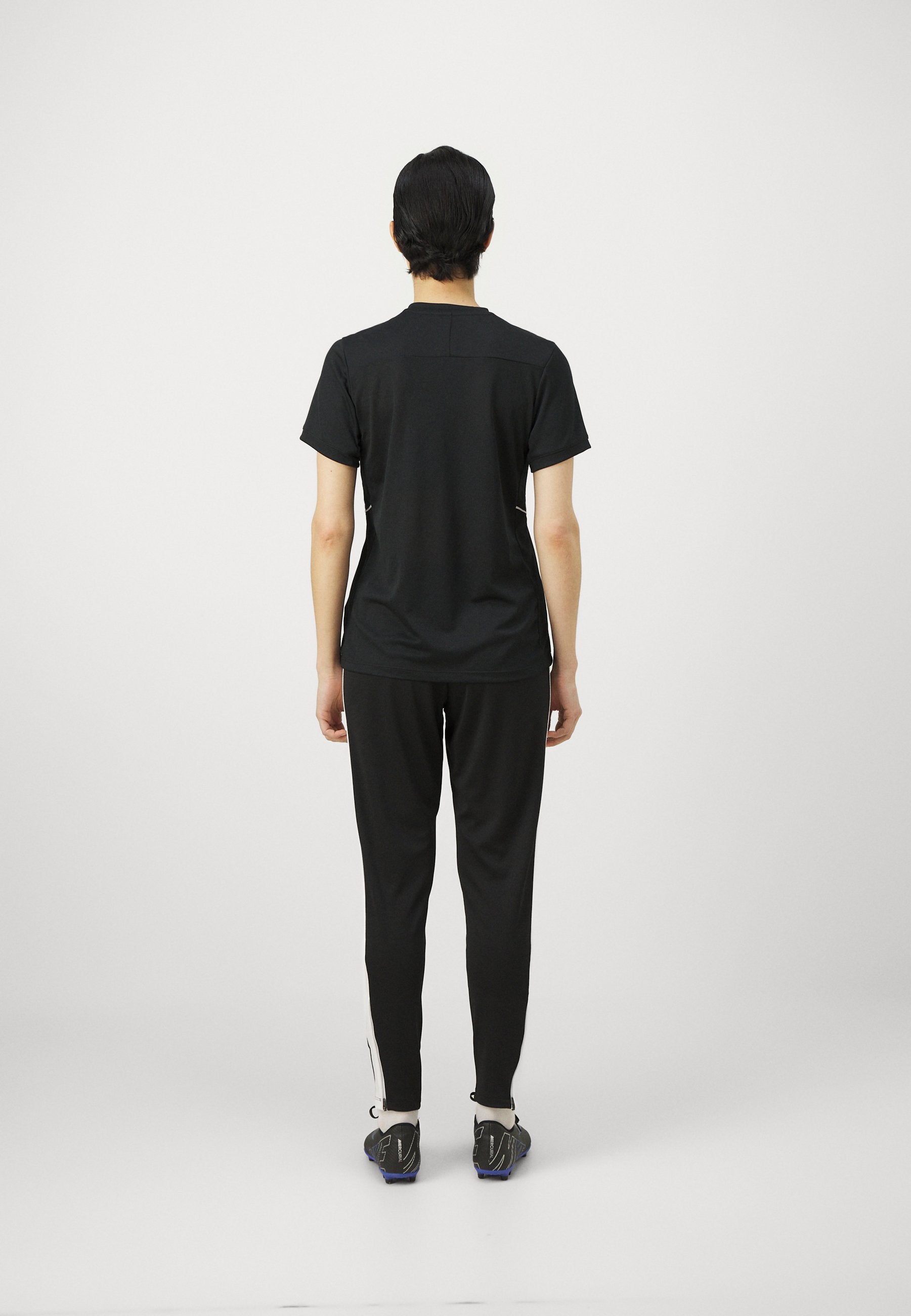 TOP - Sports T-shirt - black/white