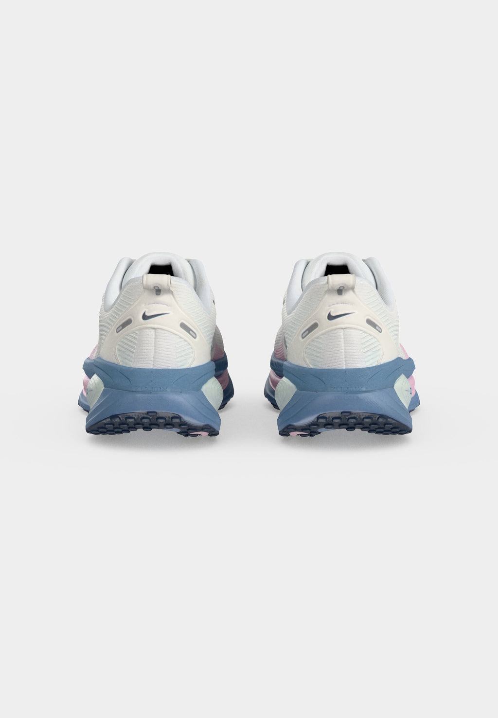 VOMERO 18 - Road running shoes - white/midnight navy/work blue/barely green/pink foam