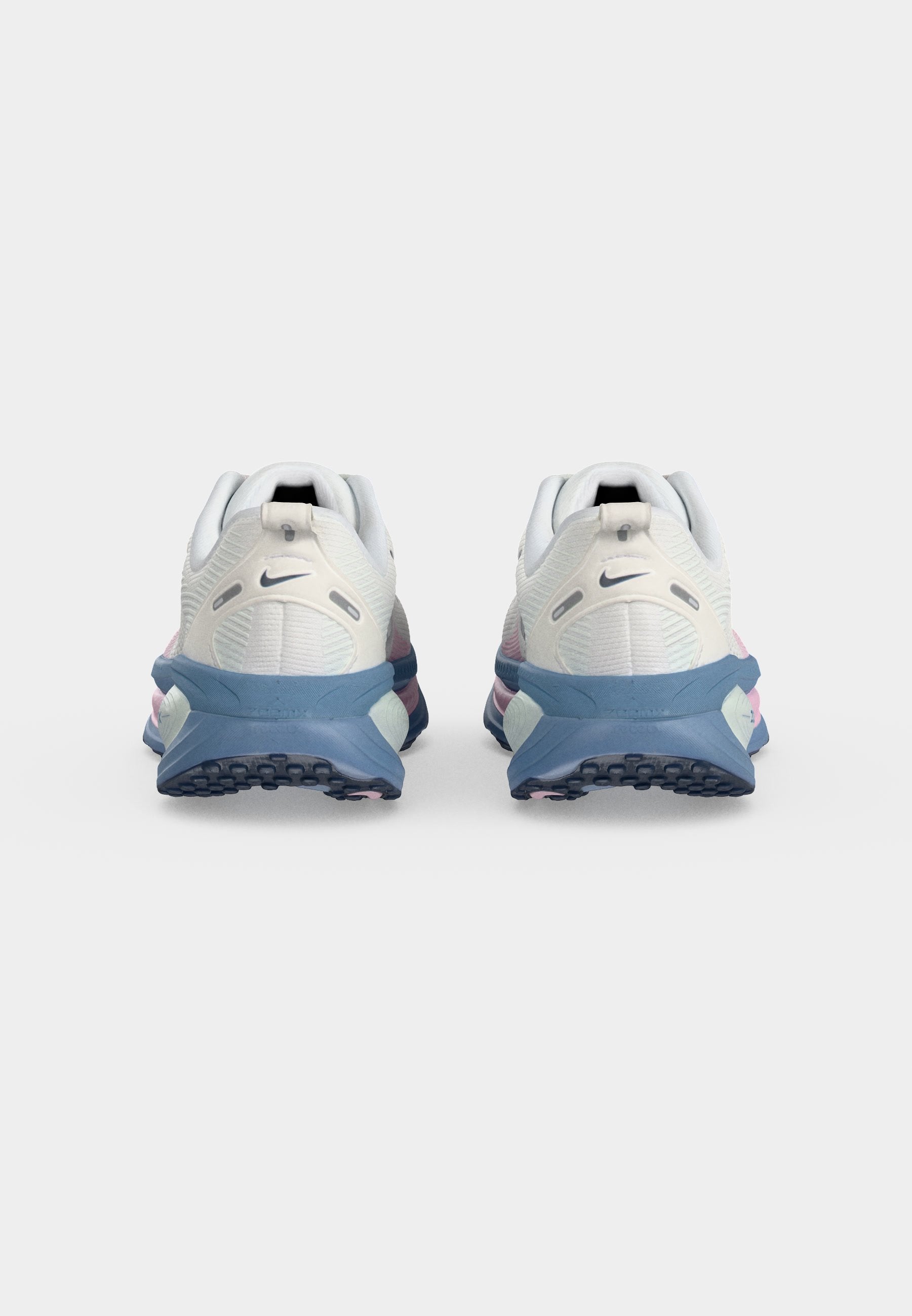 VOMERO 18 - Road running shoes - white/midnight navy/work blue/barely green/pink foam