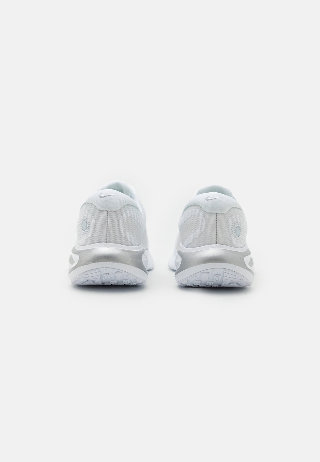 JOURNEY RUN - Road running shoes - white/pure platinum/metallic silver