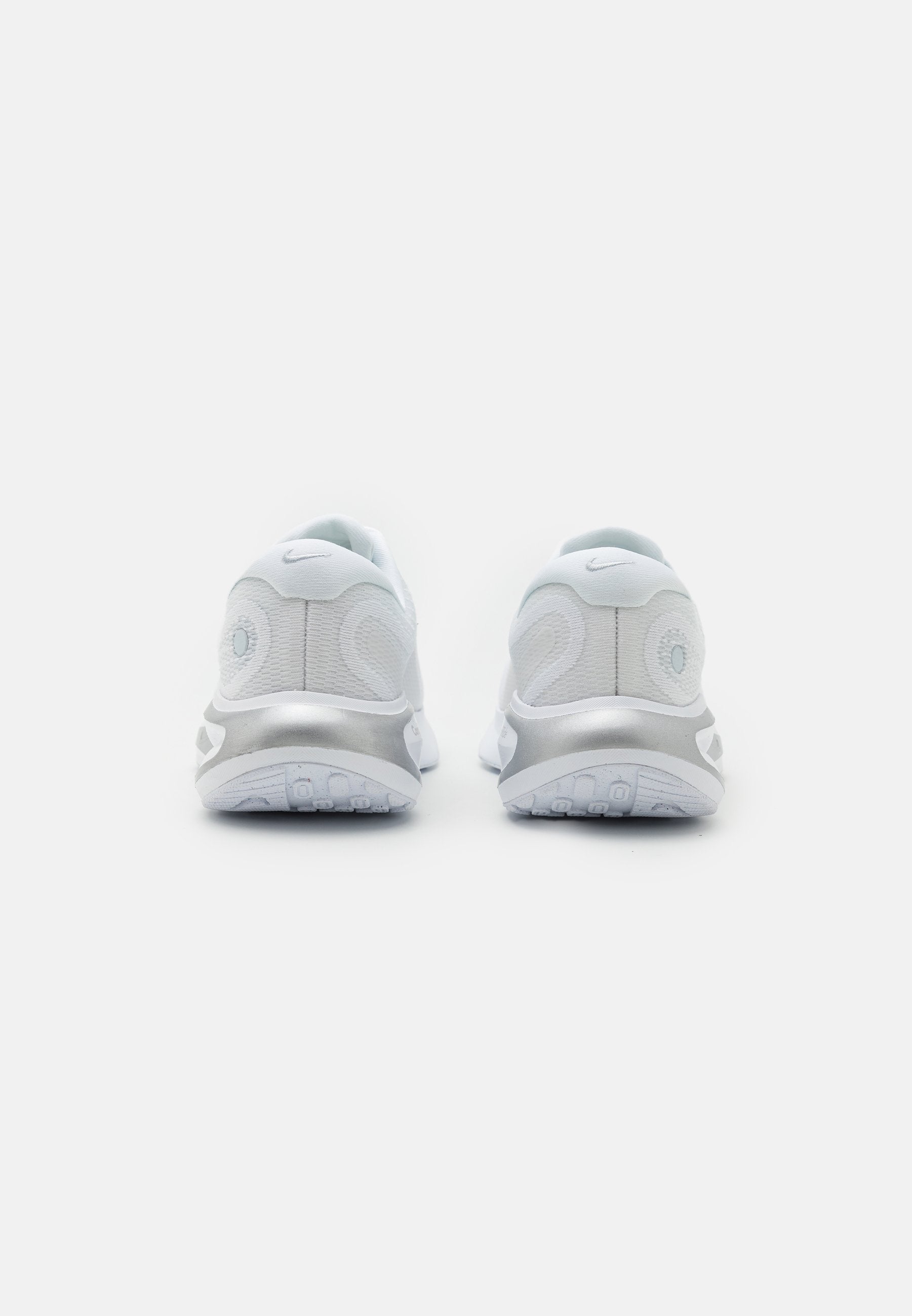 JOURNEY RUN - Road running shoes - white/pure platinum/metallic silver