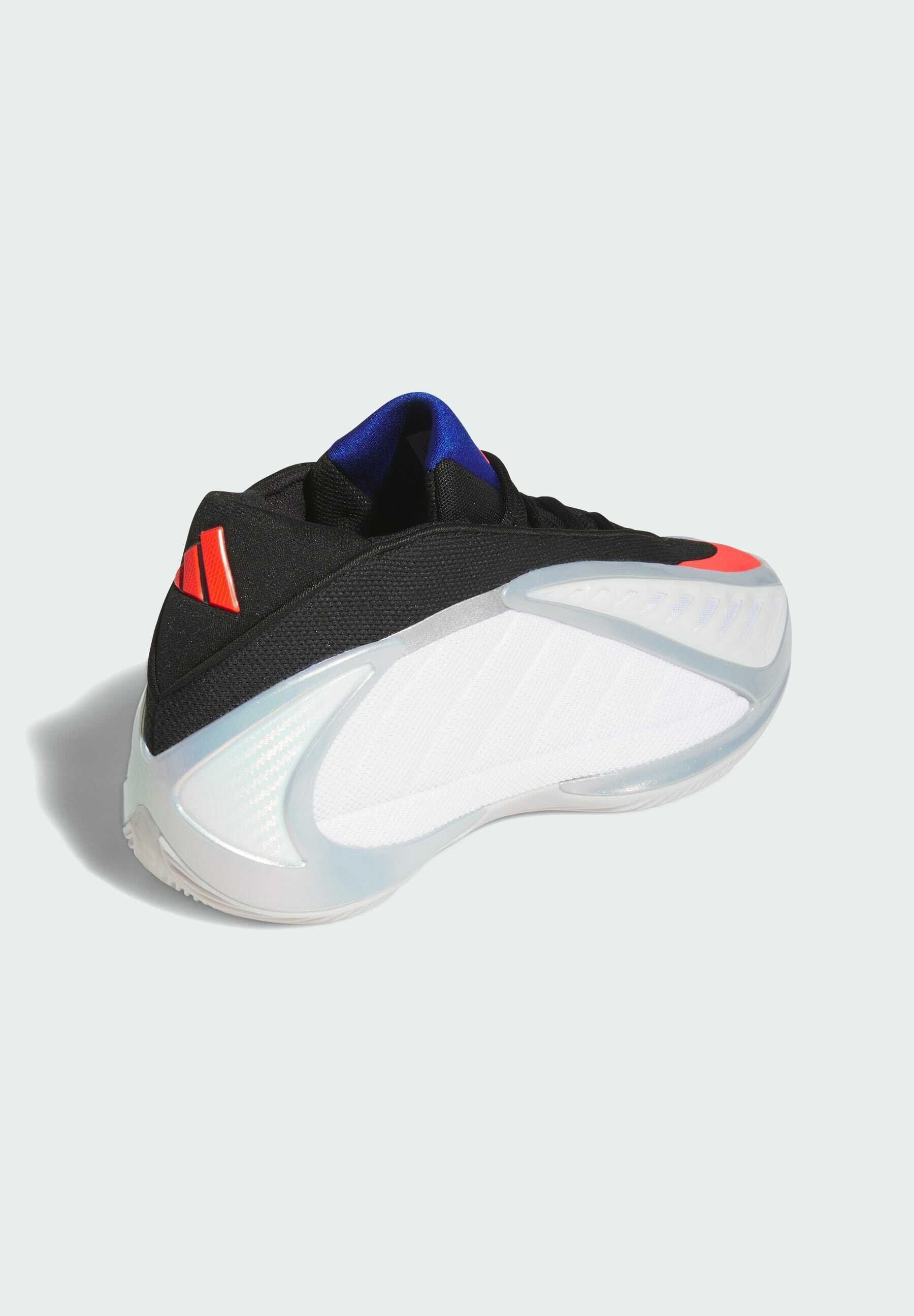 ANTHONY EDWARDS 2 UNISEX - Basketball shoes - cloud white   lucid red   silver metallic