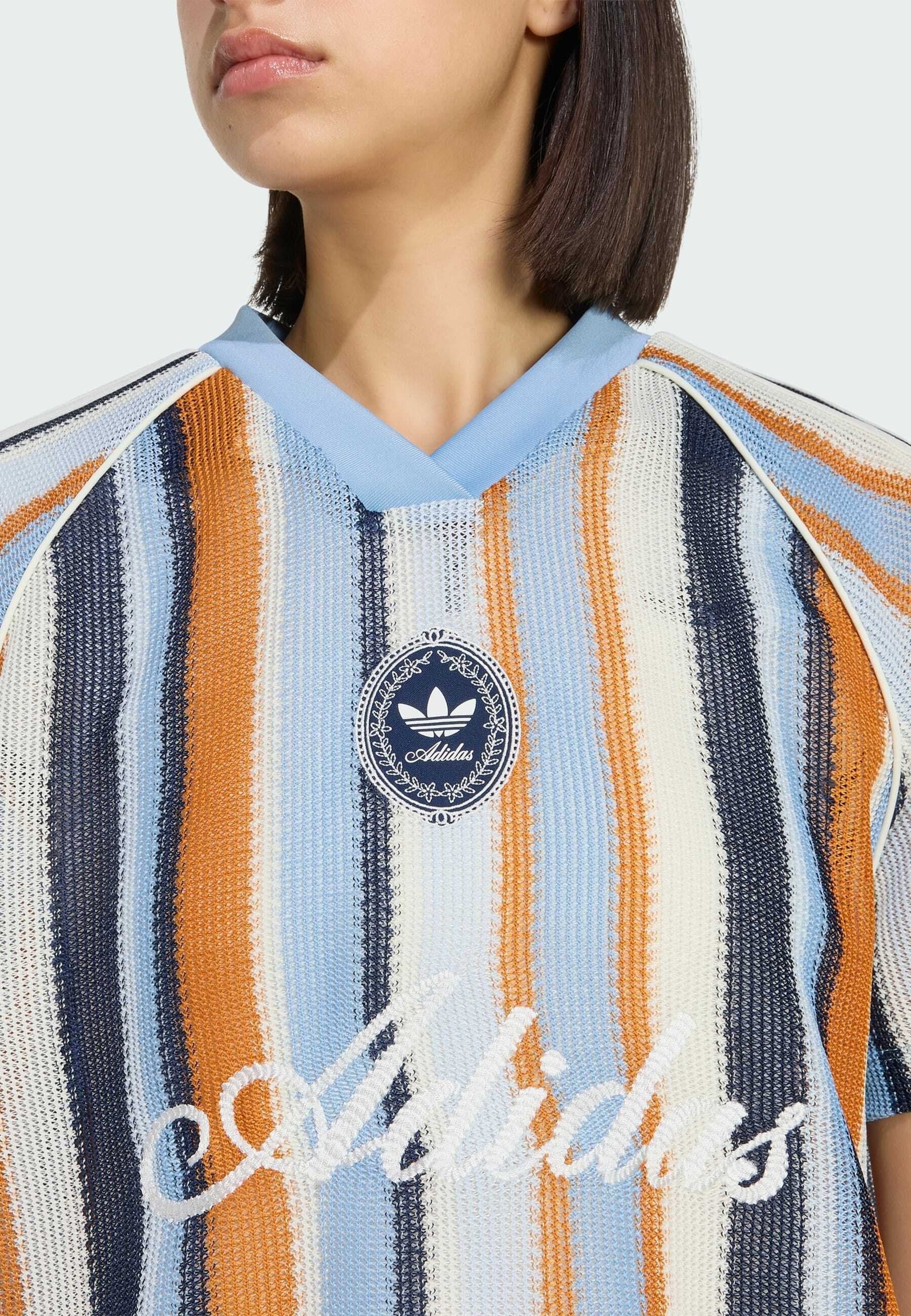 SUMMER GLOW KNITTED OVERSIZED - Print T-shirt - ash blue   ash blue
