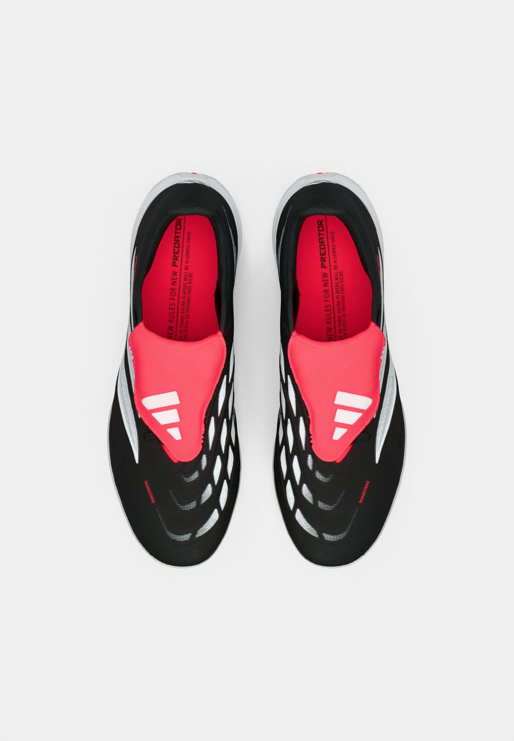 PREDATOR LEAGUE FOLD-OVER TONGUE - Turf football boots - core black/footwear white/lucid red