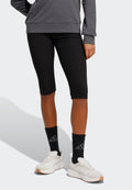 SEASONAL ESSENTIALS RIB CAPRI - Leggings - black