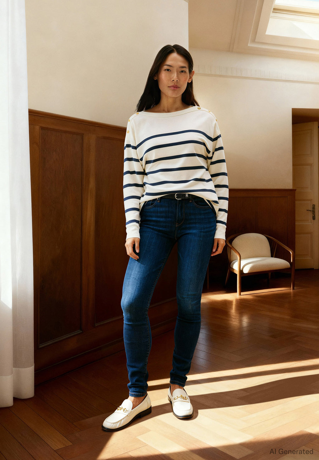 NOS COMO SKINNY RW DARK BLUE - Jean skinny - nos dark blue
