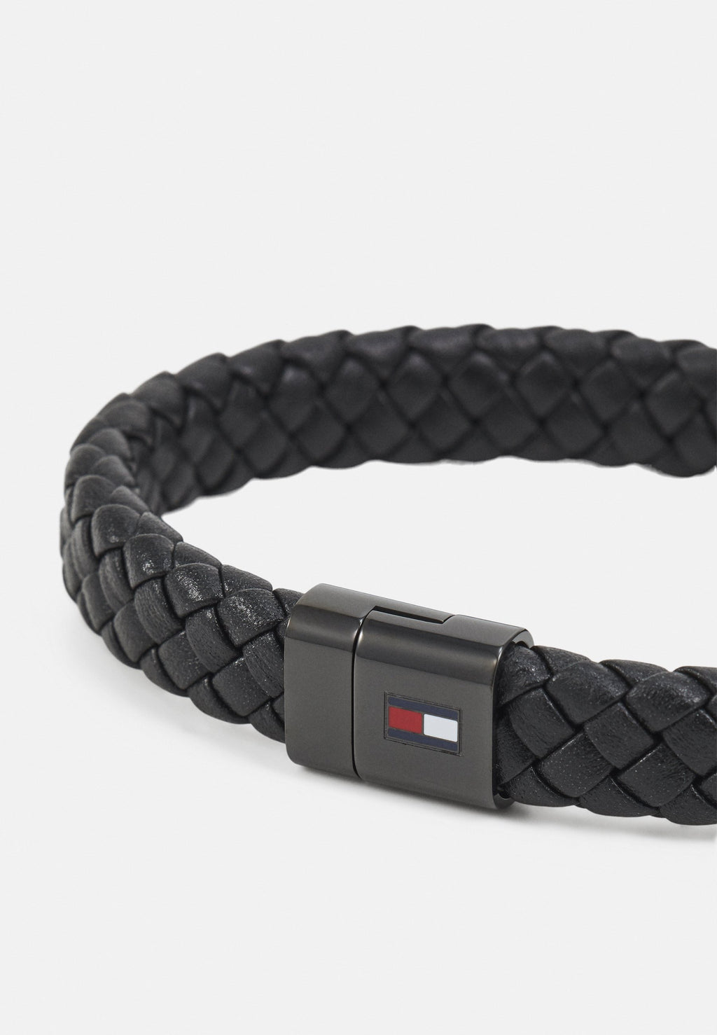 ROUND BRAIDED BRACELET - Bracelet - schwarz