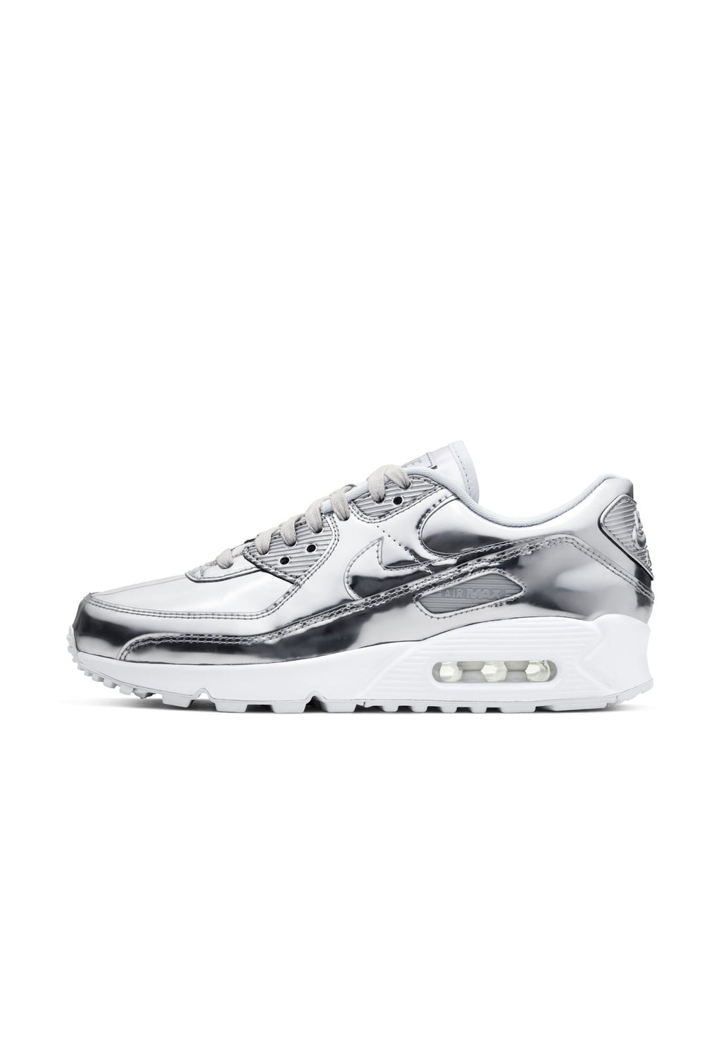 NIKE AIR MAX 90 - أحذية رياضية - كروم/بلاتينيوم نقي/أبيض/كروم