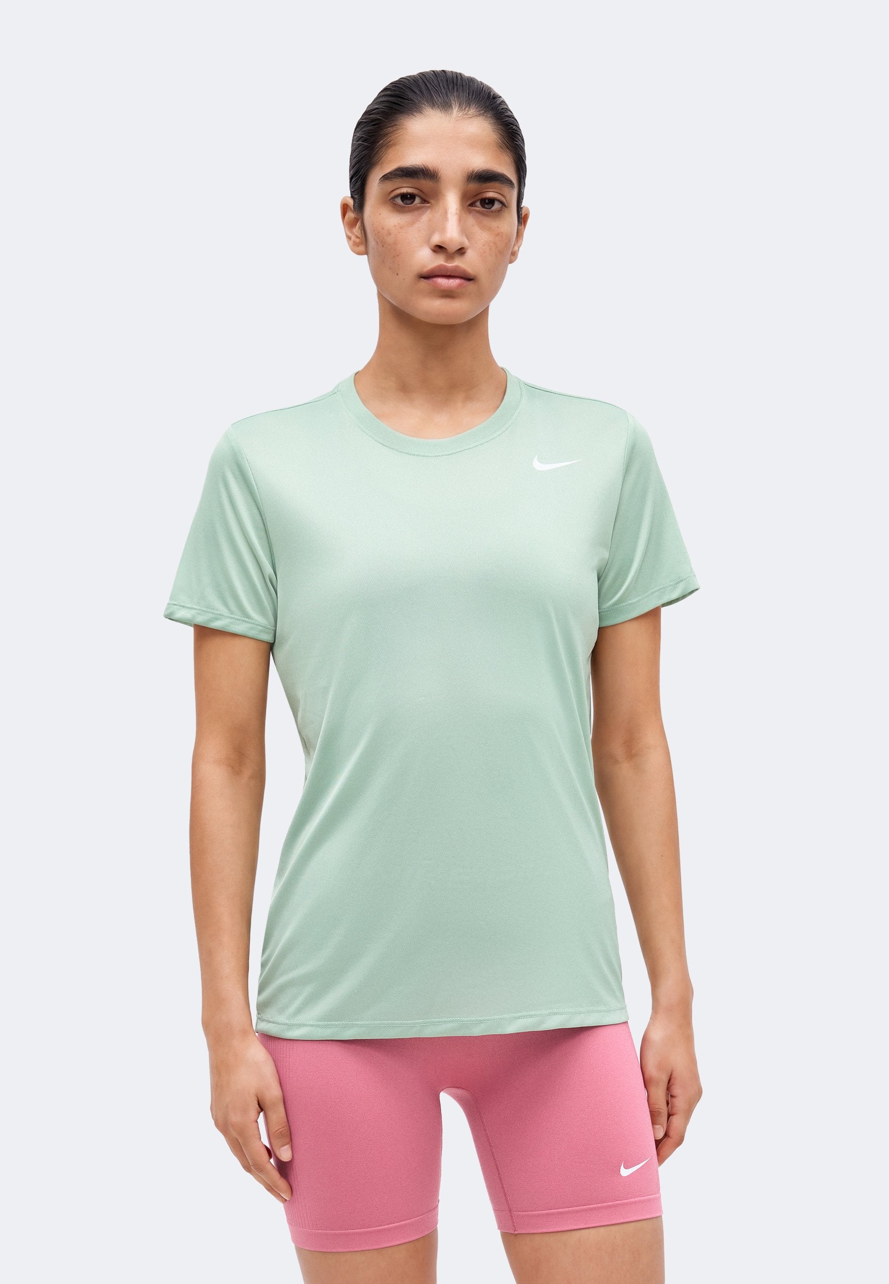 TEE - Sports T-shirt - steam/white