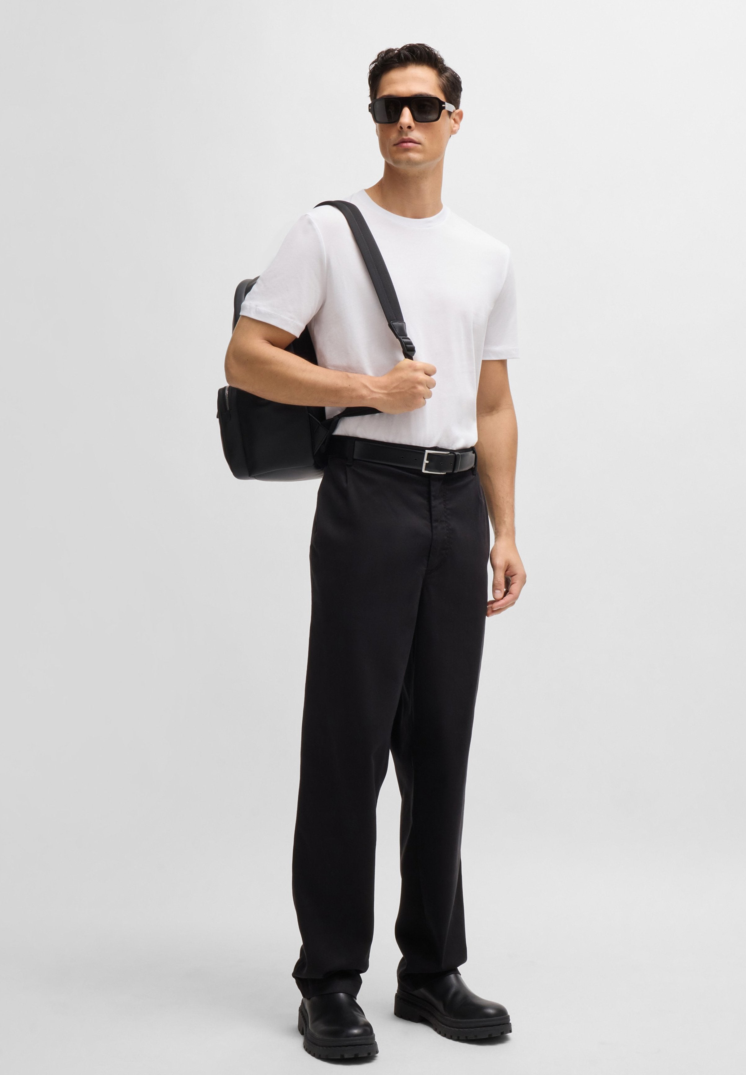 THOMPSON - Basic T-shirt - white