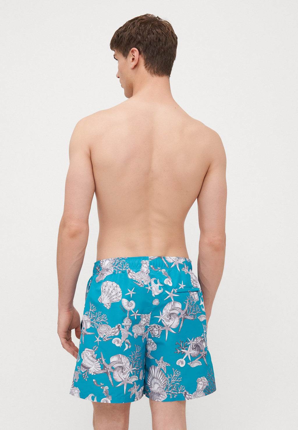 SWIM GOLFO LAVACANZA ALL OVER - Swimming shorts - dark sea green/silver grey
