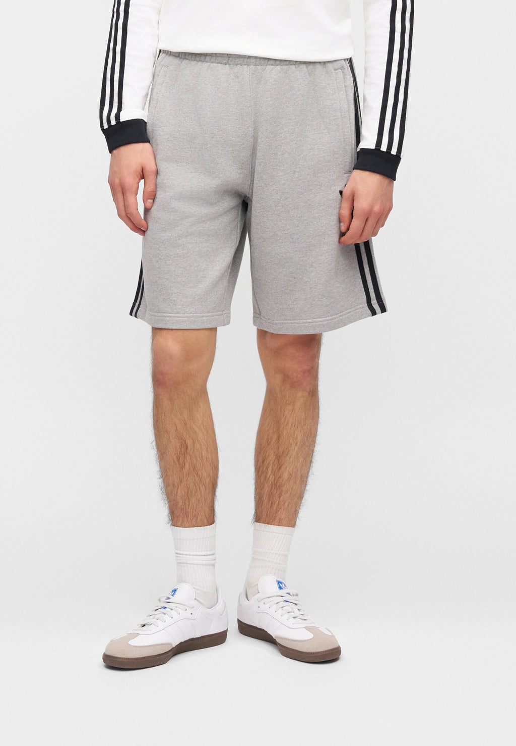 Shorts - medium grey heather/black