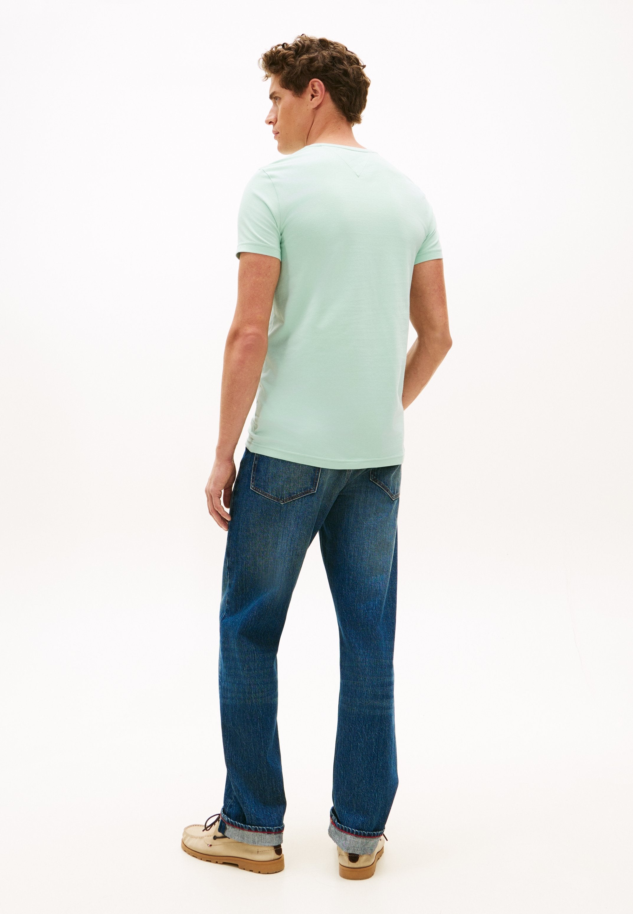 SLIM FIT TEE CORE ESSENTIALS - Basic T-shirt - crushed mint