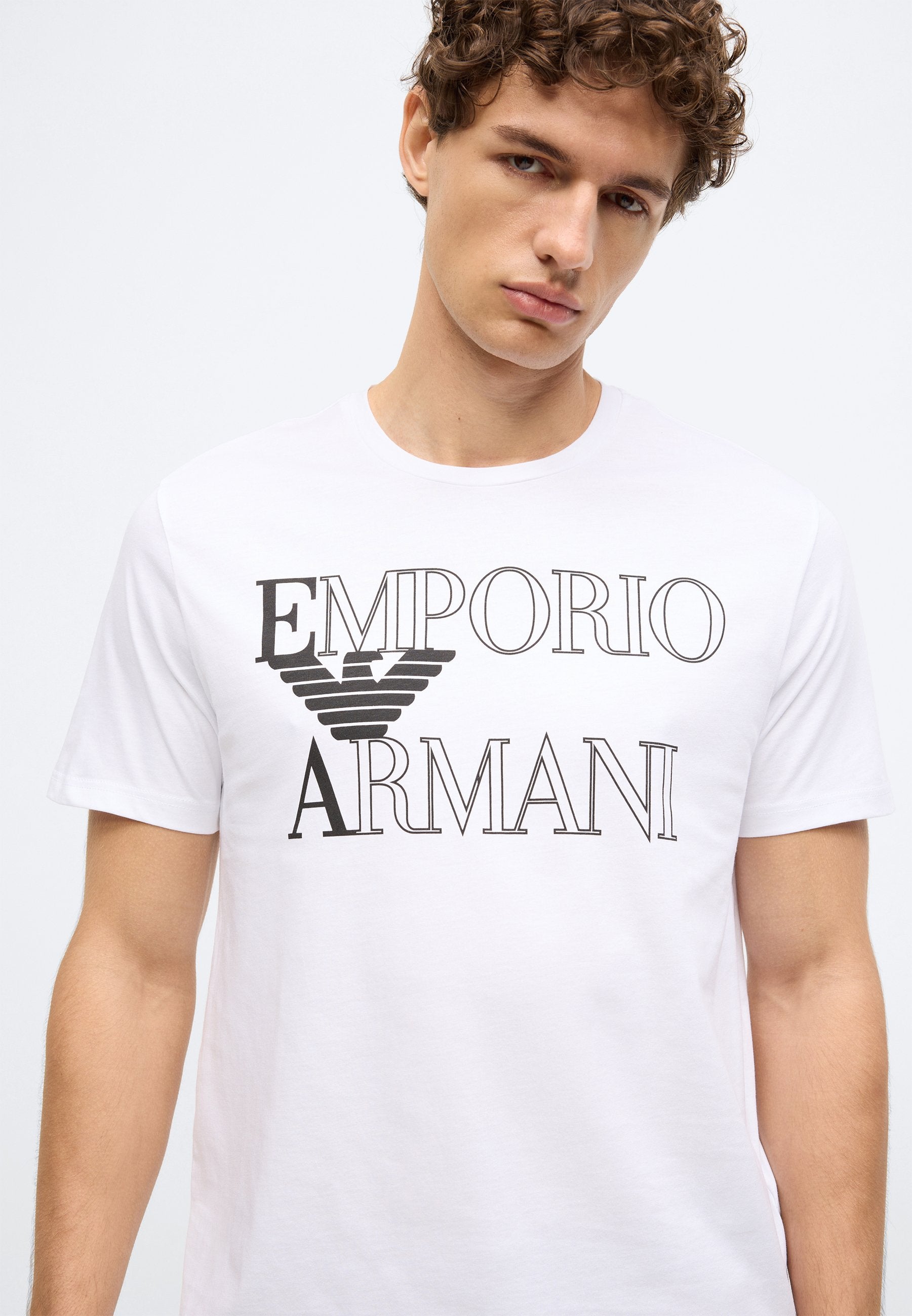 CREW NECK - Pyjama top - white
