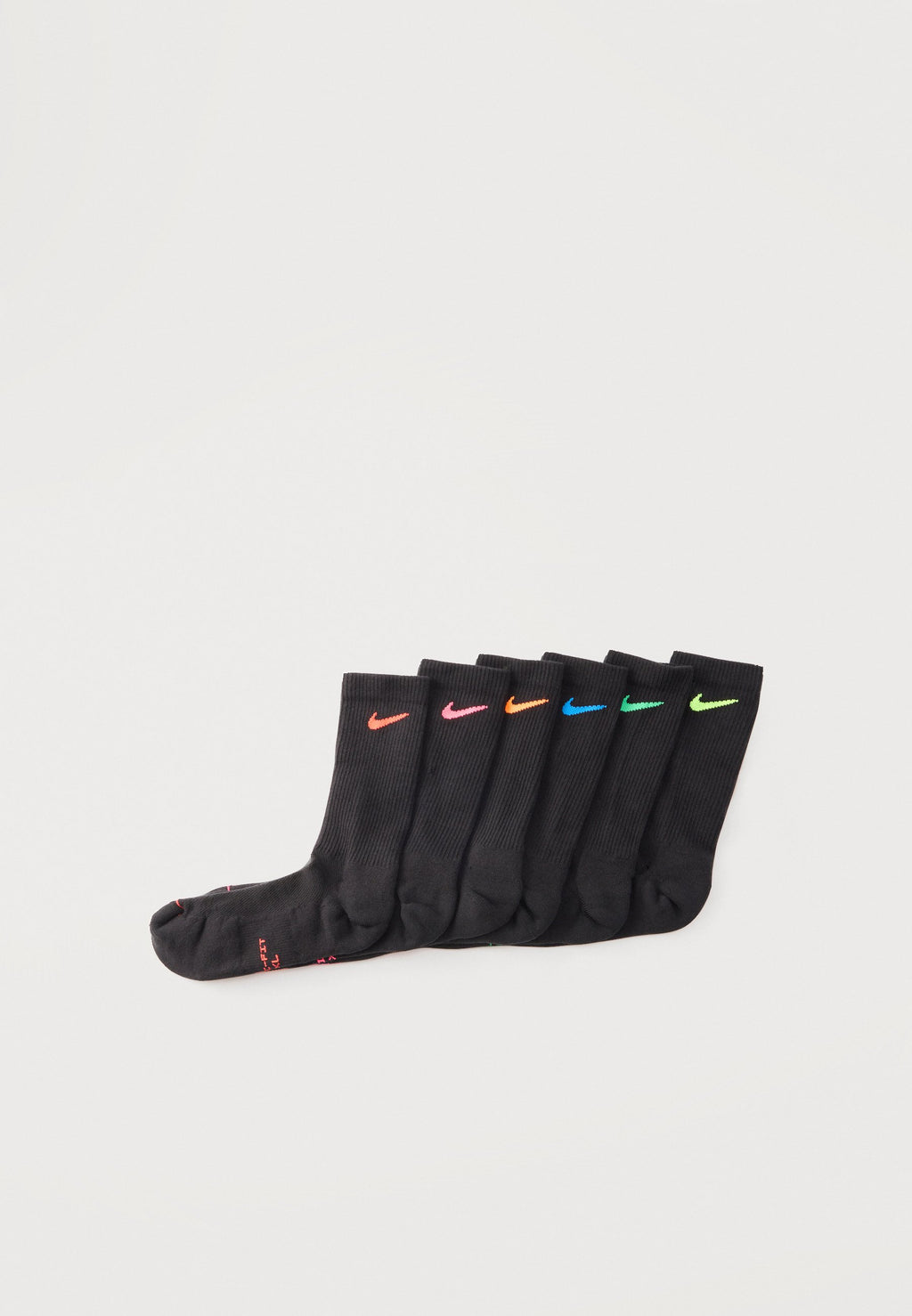 UNISEX 6 PACK - Sports socks - black