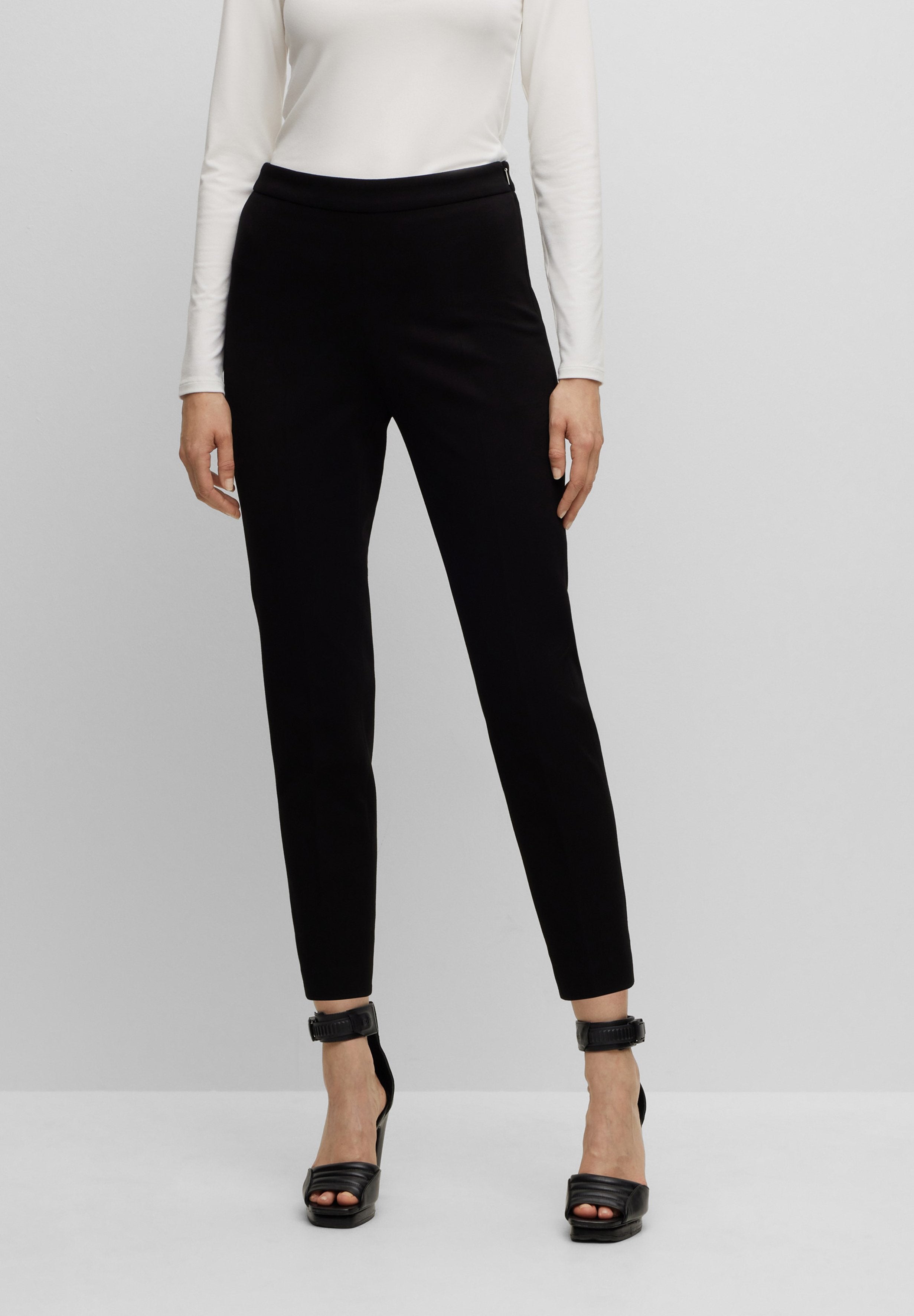 TILUNARA - Trousers - black