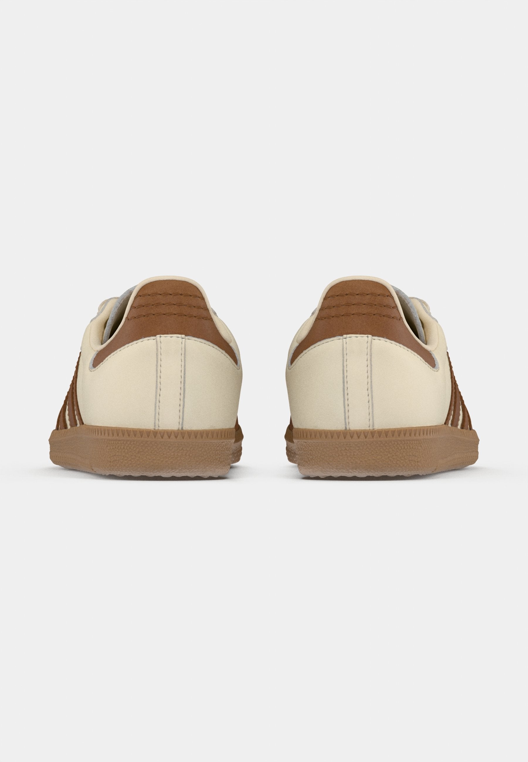 SAMBA OG - Trainers - white/dusky bronze/gold-coloured metallic