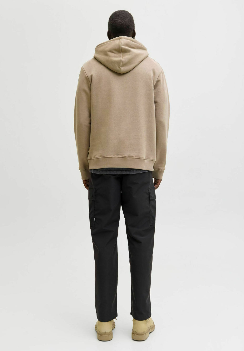 JCOFUSION BRANDING - Hoodie - desert taupe