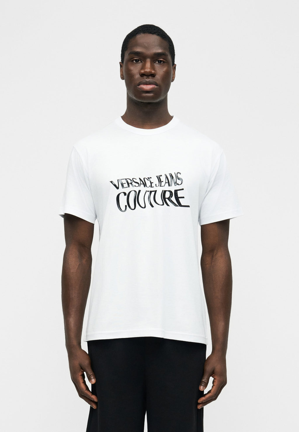 LOGO LIQUIFY - Print T-shirt - white