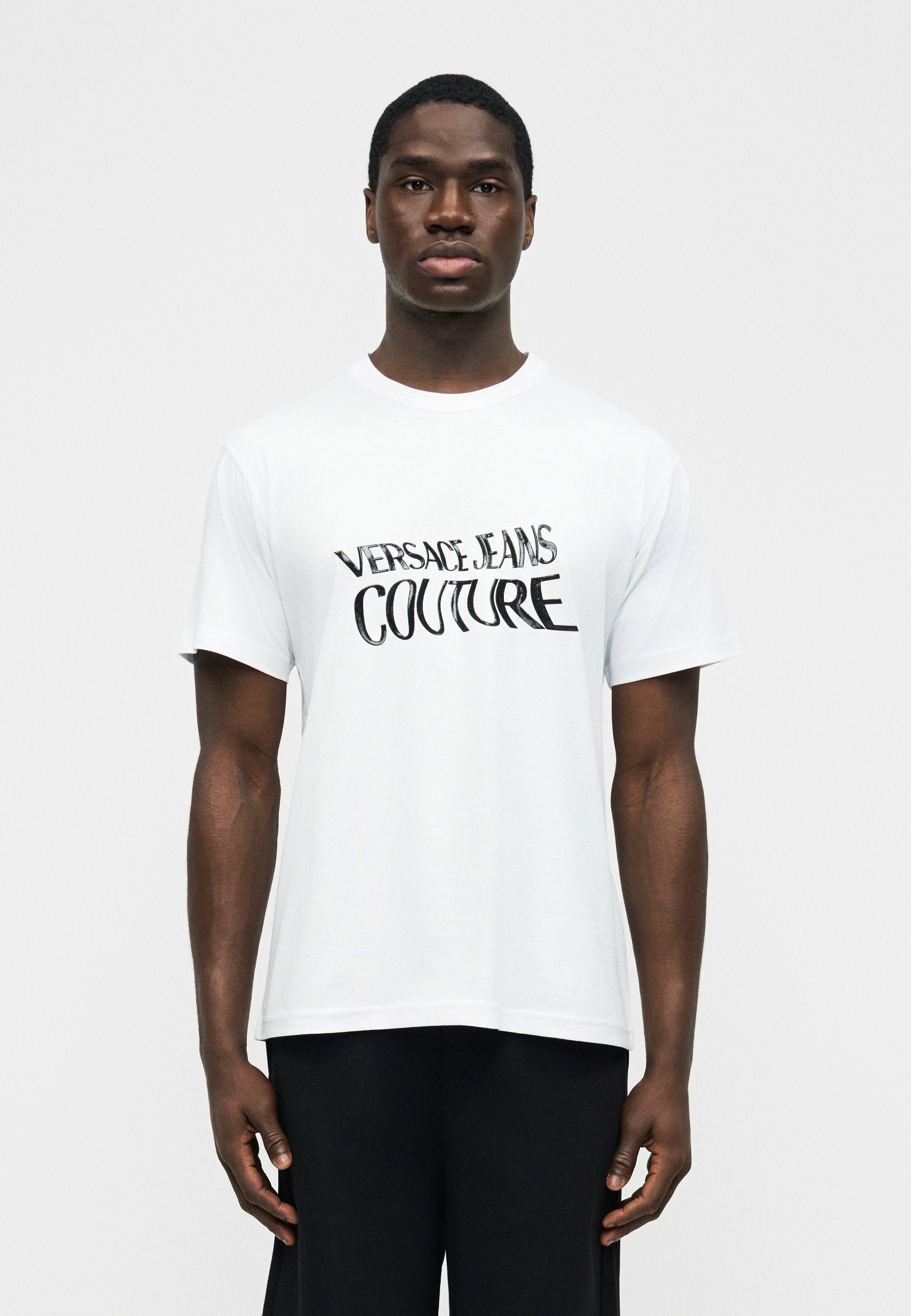 LOGO LIQUIFY - Print T-shirt - white