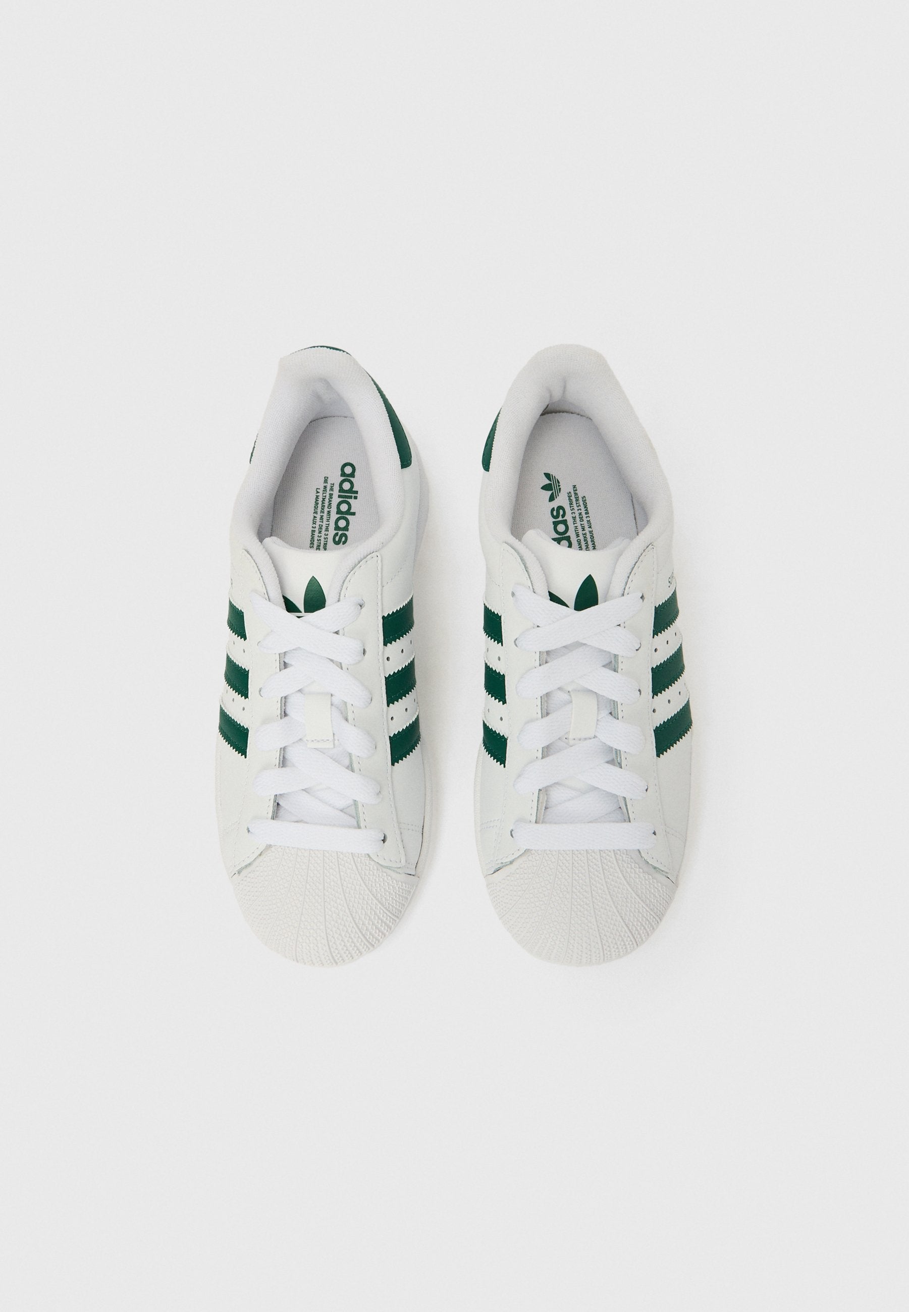 SUPERSTAR II UNISEX - Trainers - white/collegiate green