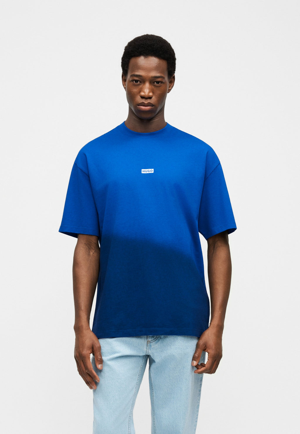 NALONO - Print T-shirt - blue