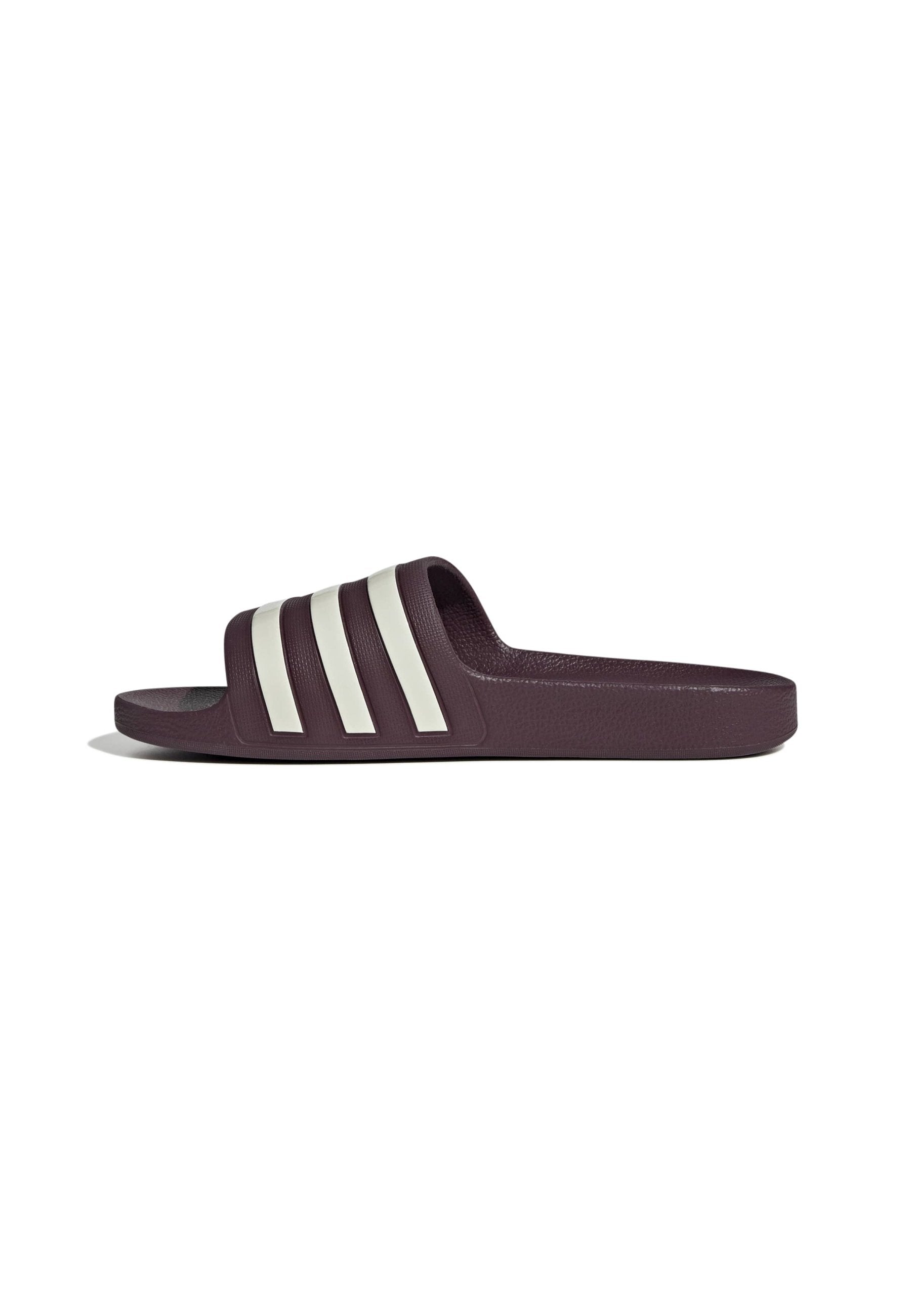 شباشب ADILETTE AQUA - شباشب حمام - مارون/أبيض/أبيض